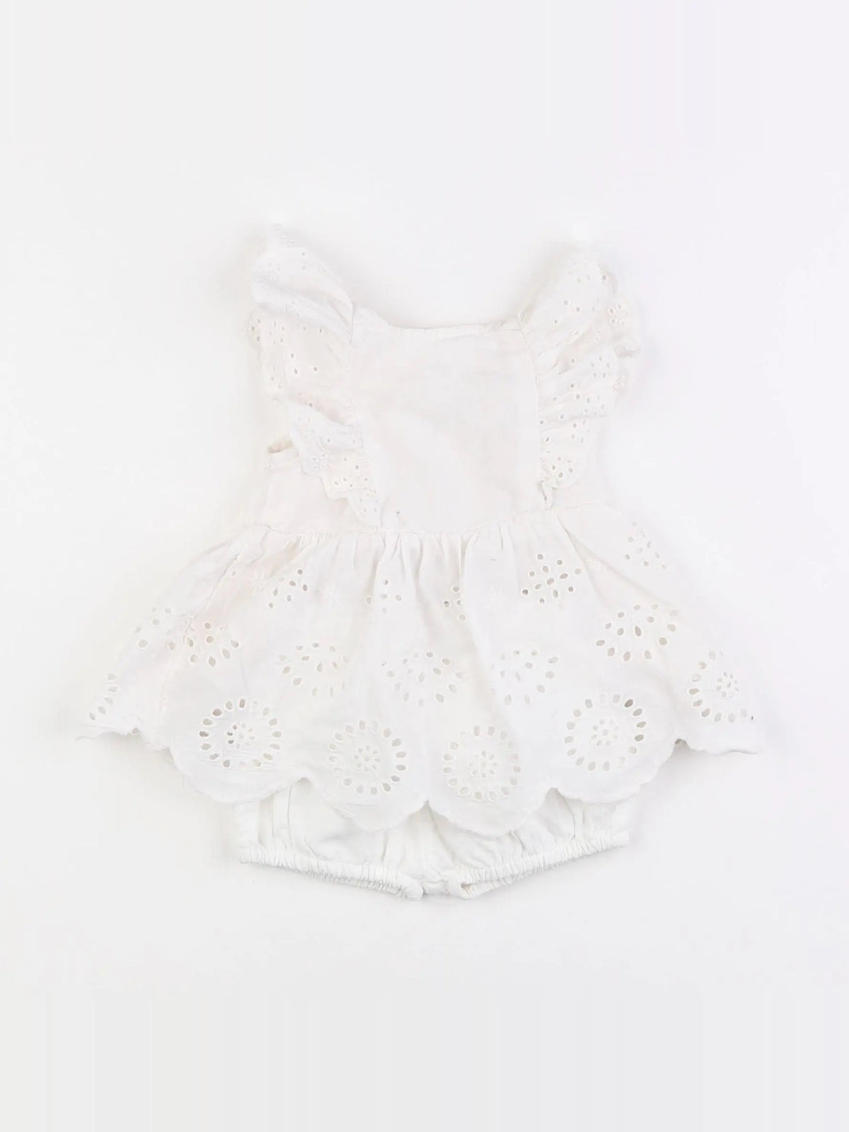 Vertbaudet - robe blanc - 3 mois