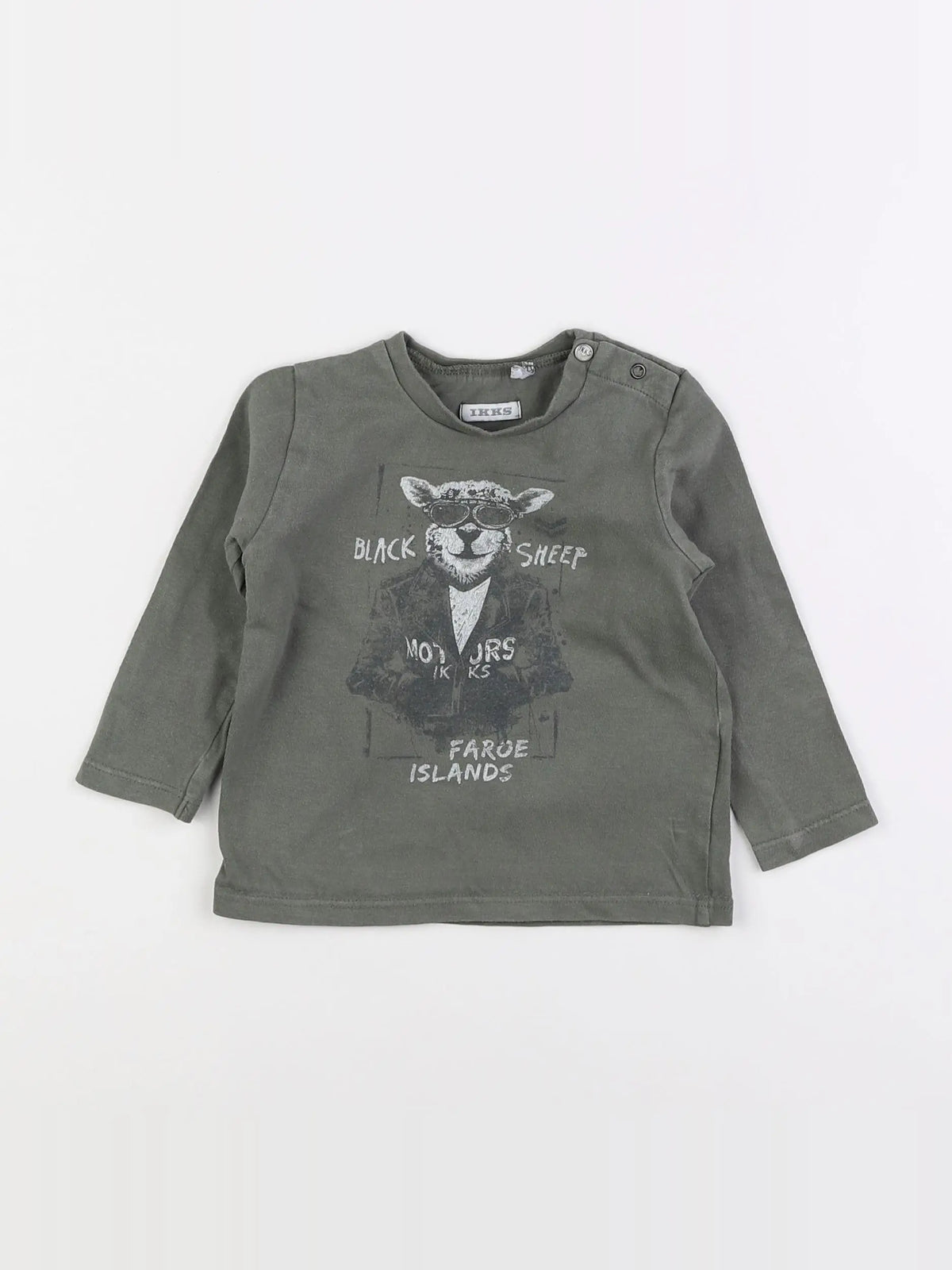 IKKS - tee-shirt vert - 12 mois