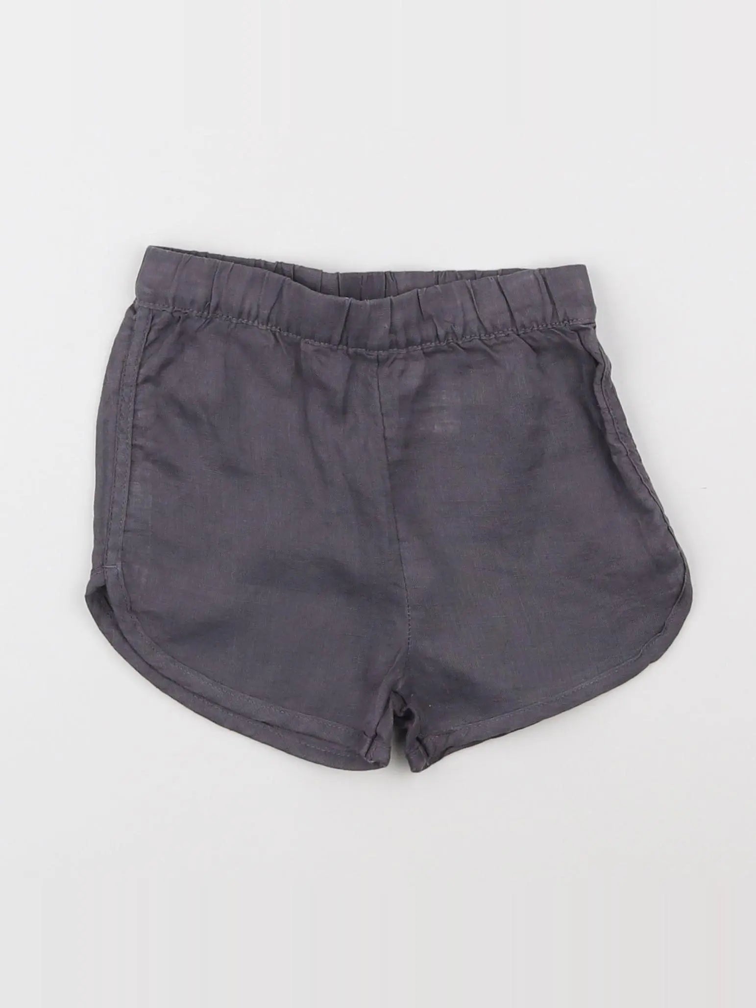 H&M - short taupe - 12/18 mois