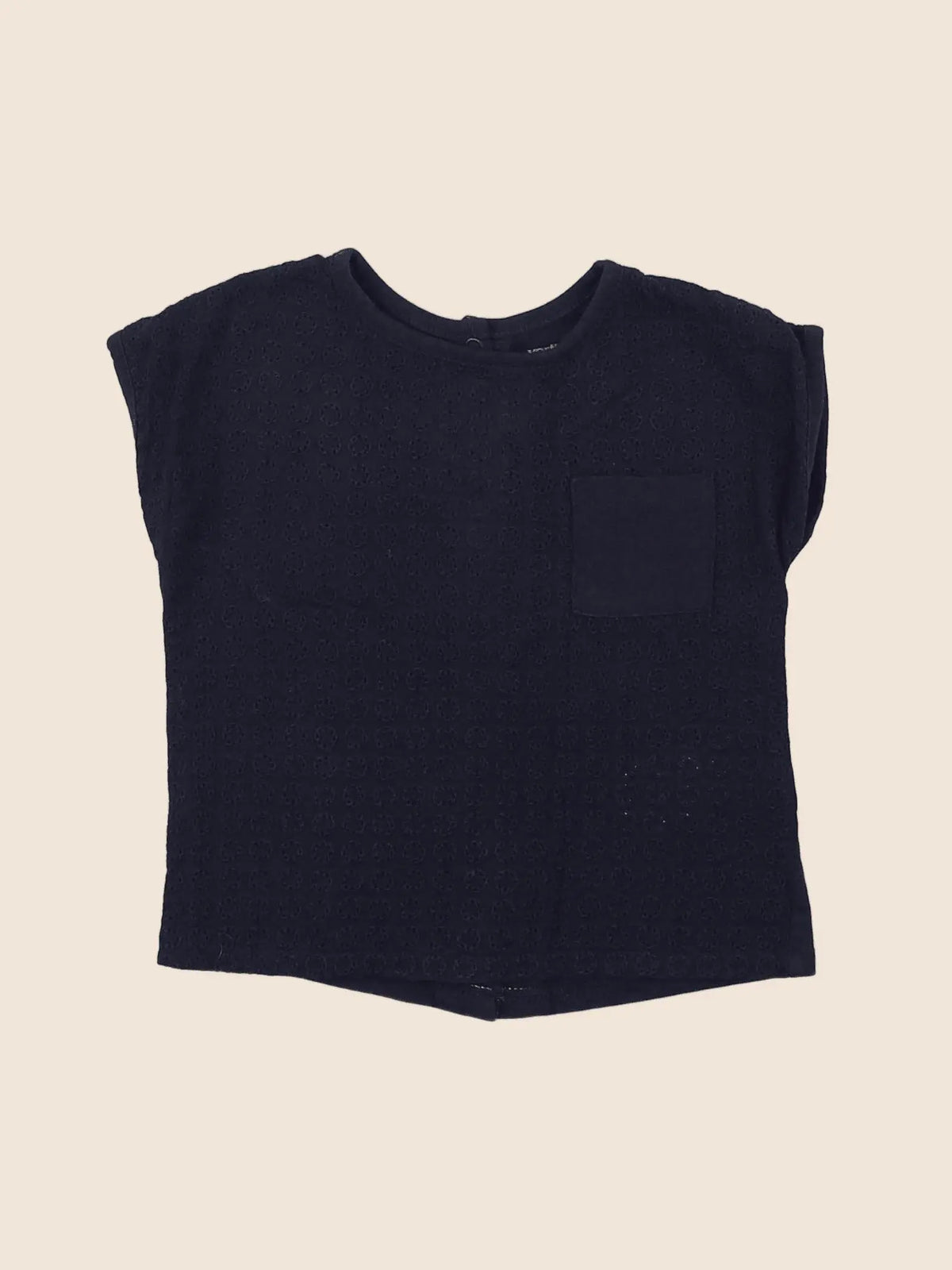Vertbaudet - tee-shirt bleu - 6 mois