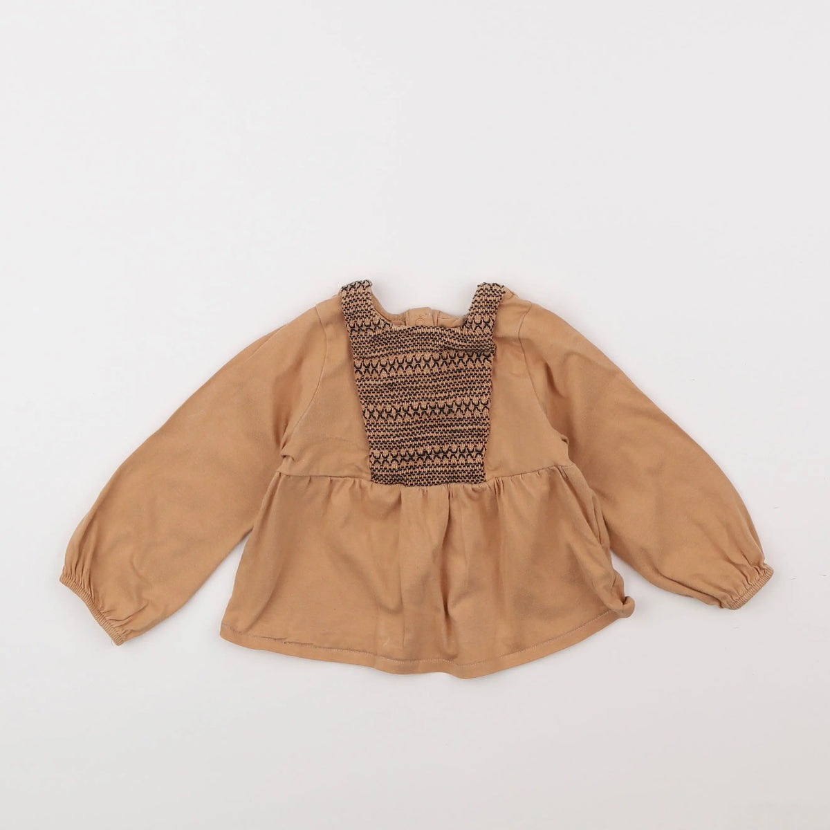 Vertbaudet - blouse marron - 2 ans