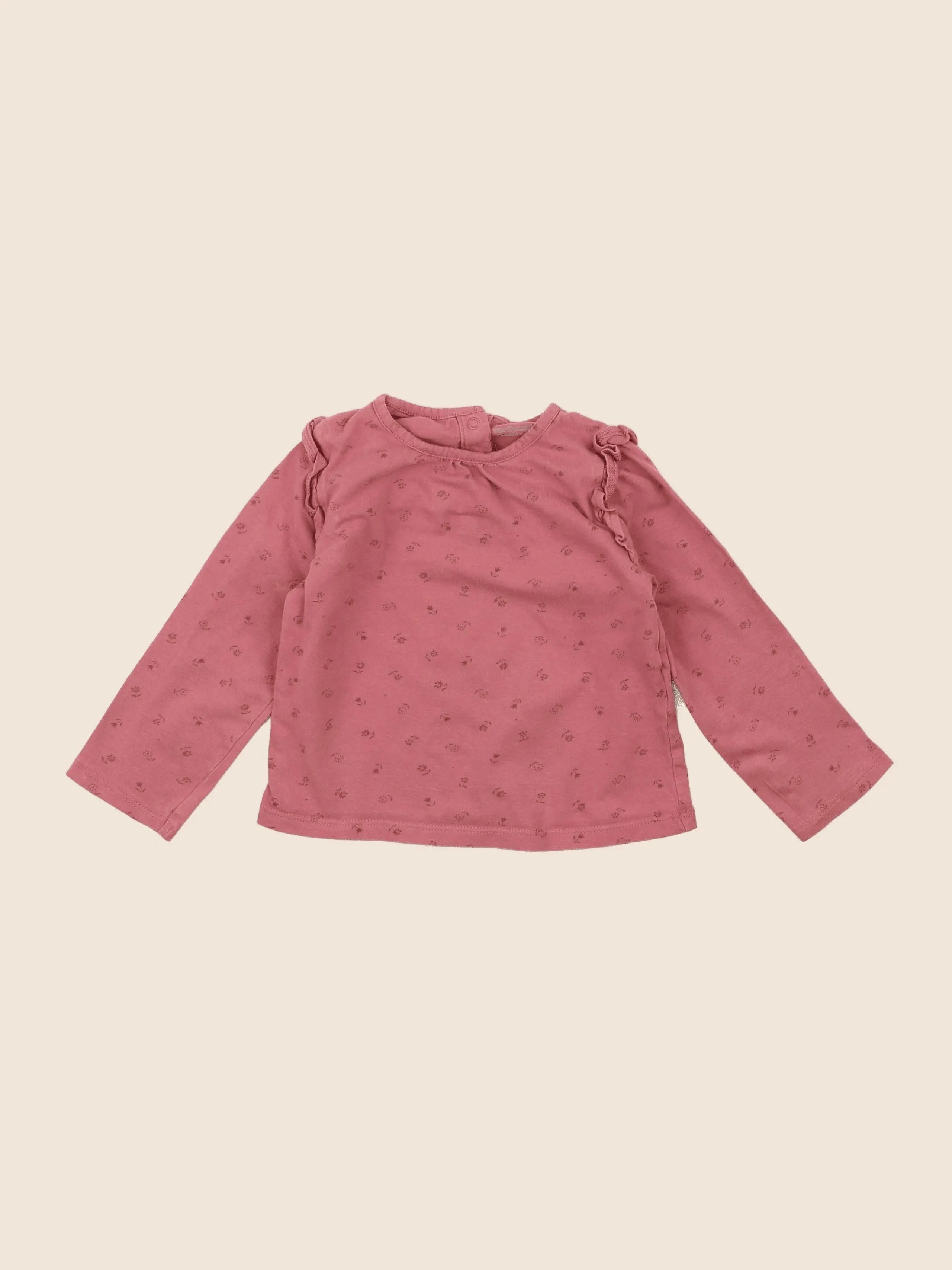 Vertbaudet - tee-shirt rose - 2 ans