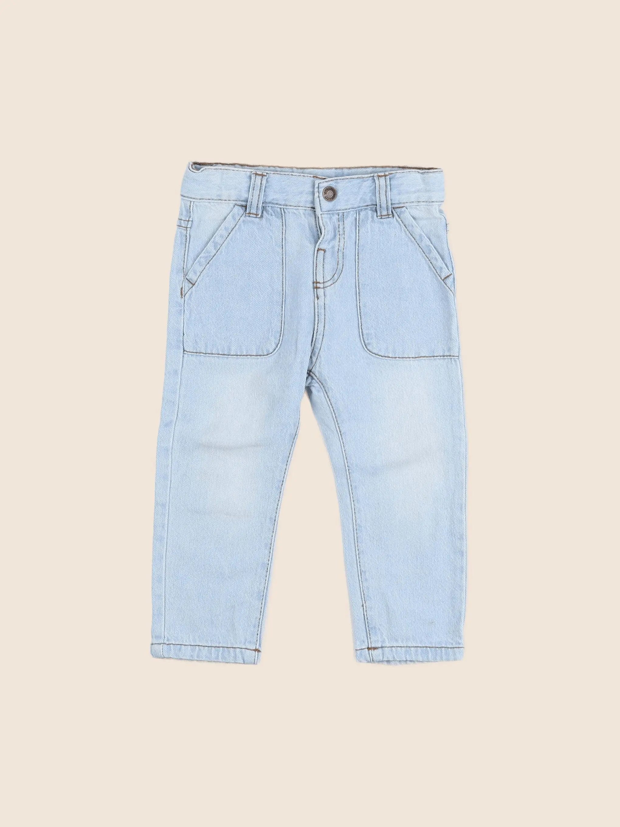 Vertbaudet - jean bleu - 12 mois