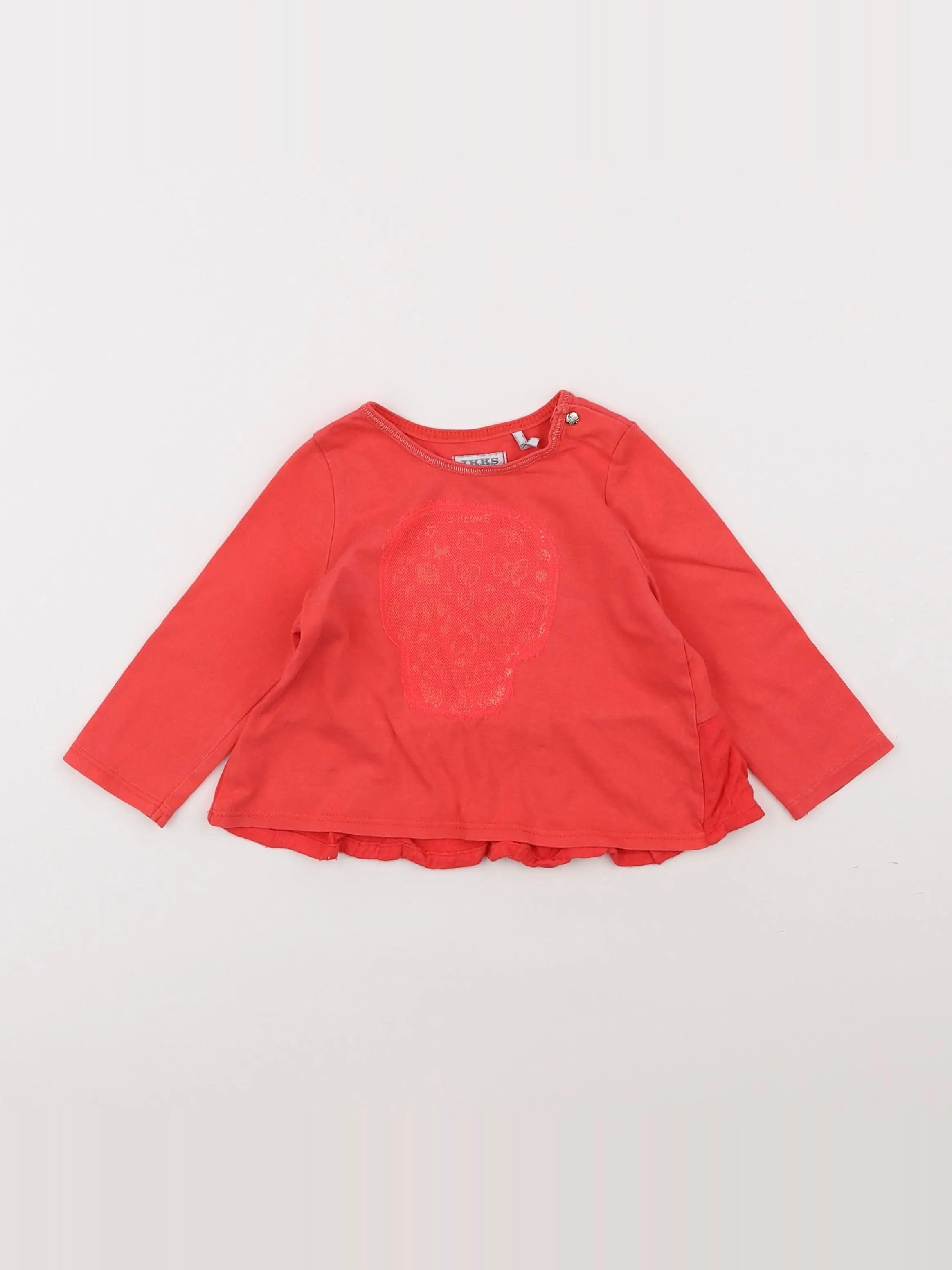 IKKS - tee-shirt orange - 6 mois