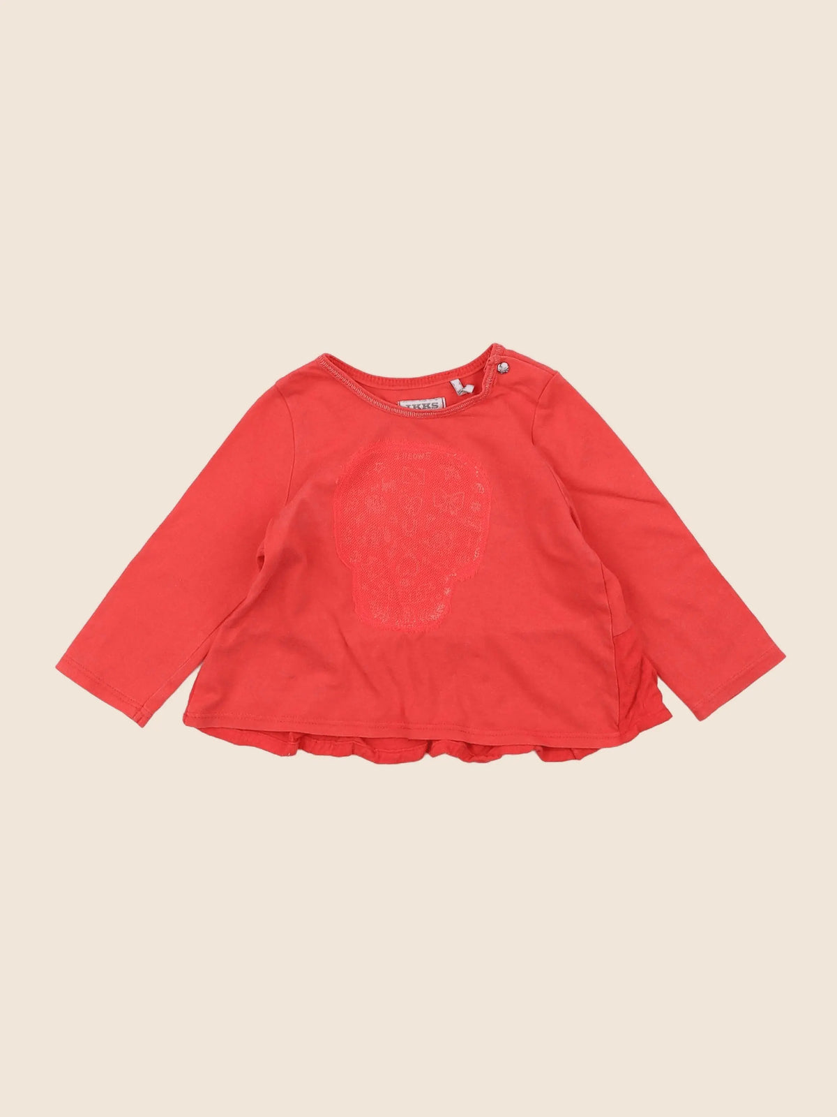 IKKS - tee-shirt orange - 6 mois