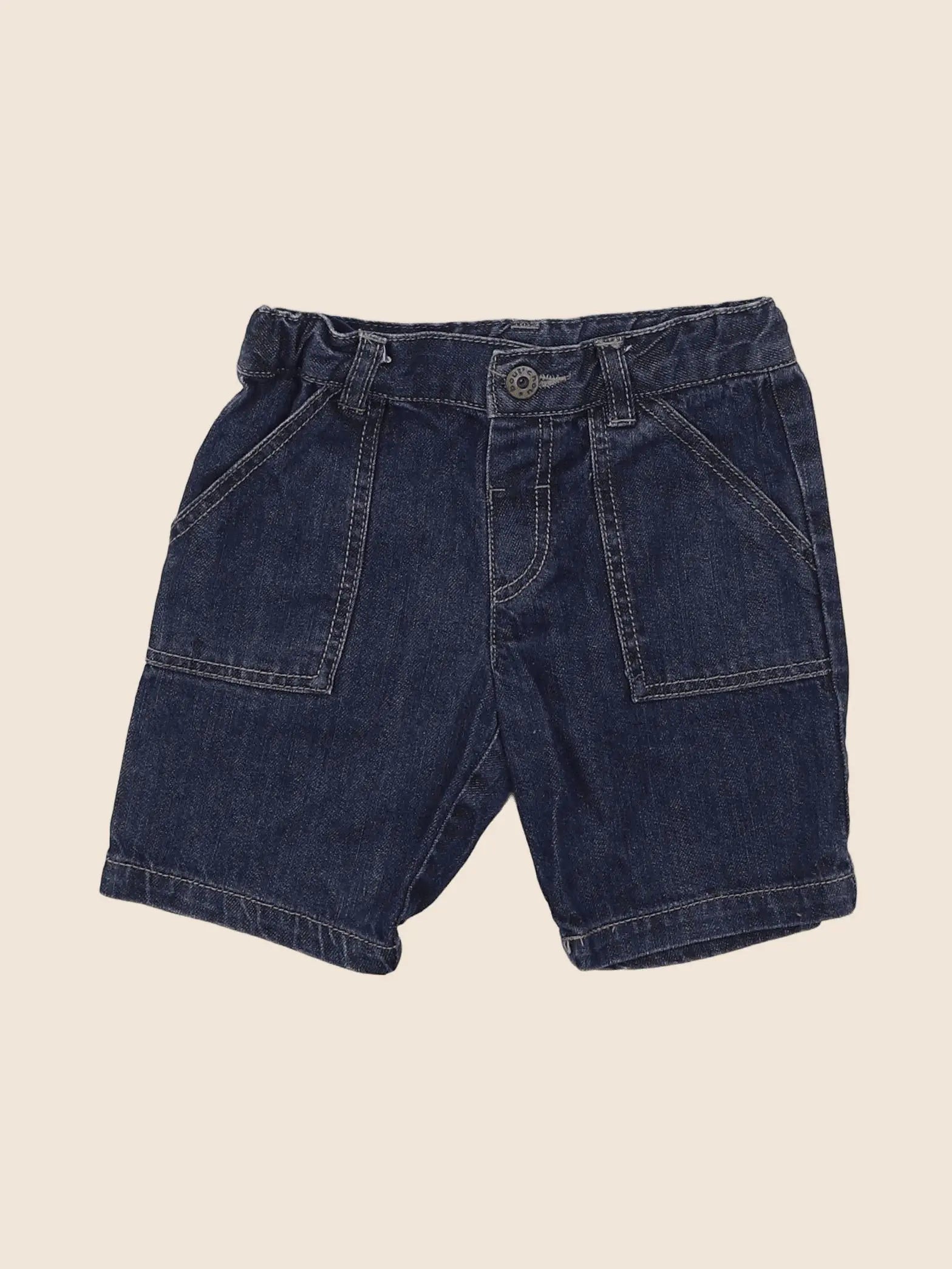 Boutchou - short bleu - 12 mois