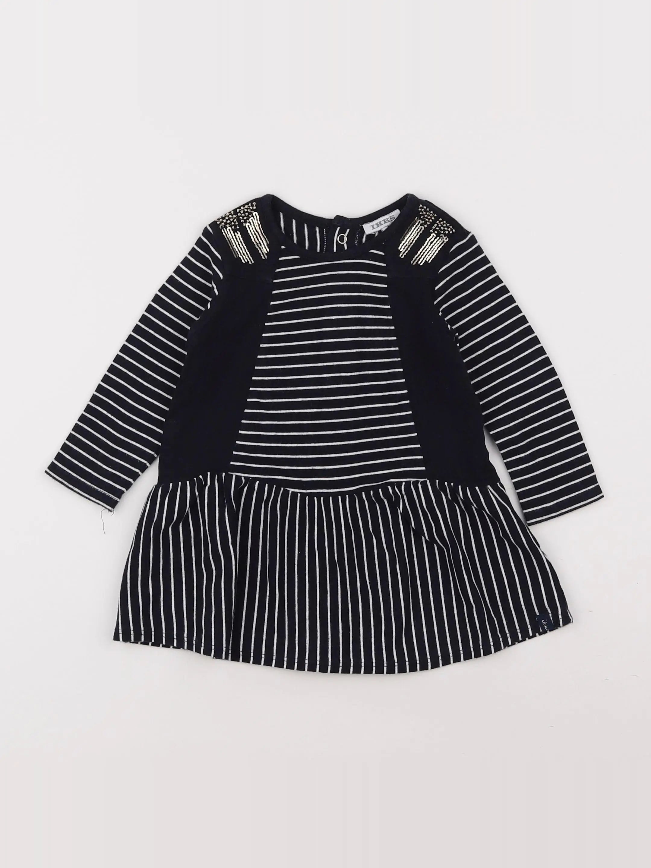 IKKS - robe bleu - 6 mois