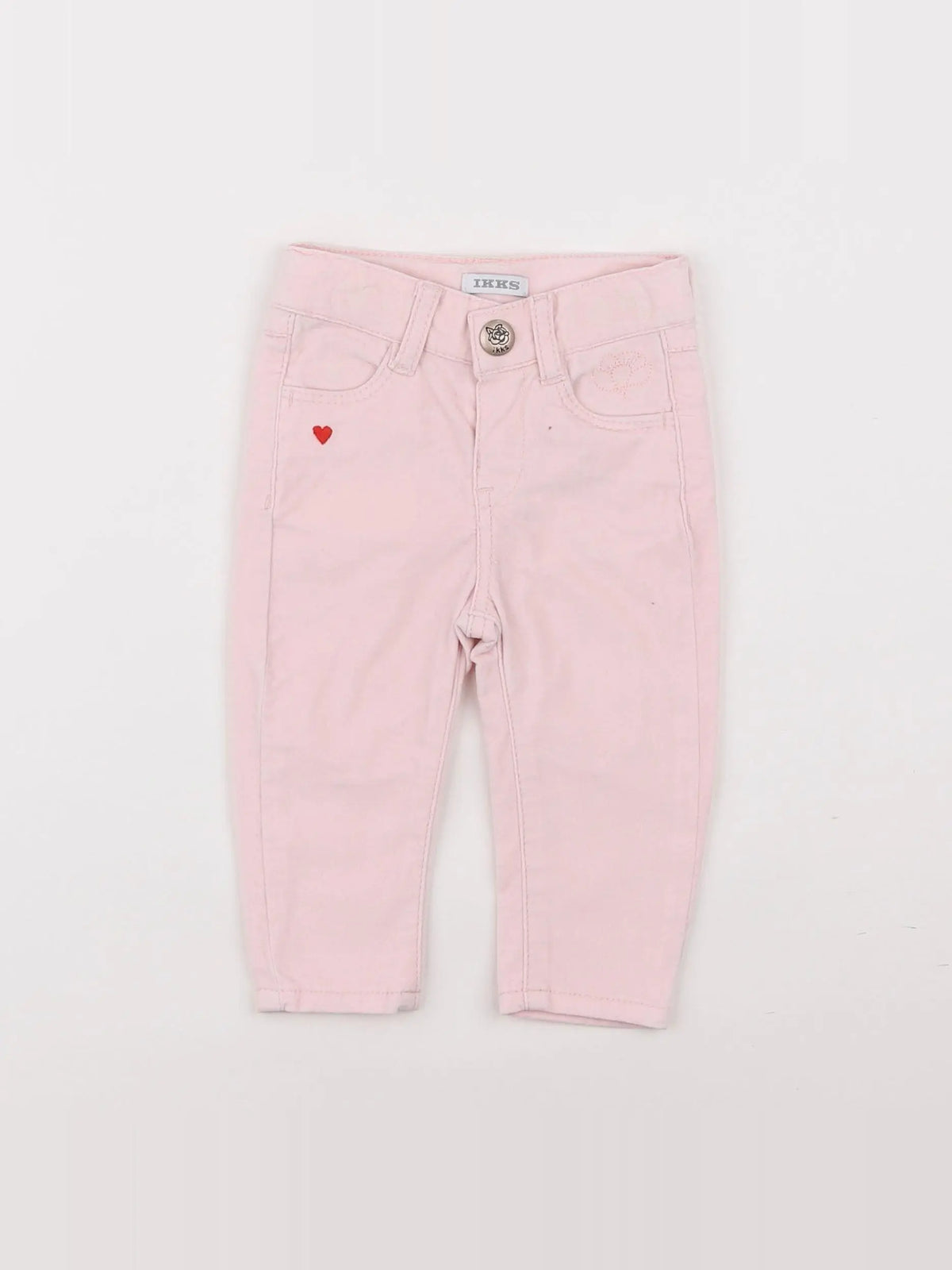 IKKS - pantalon rose - 6 mois