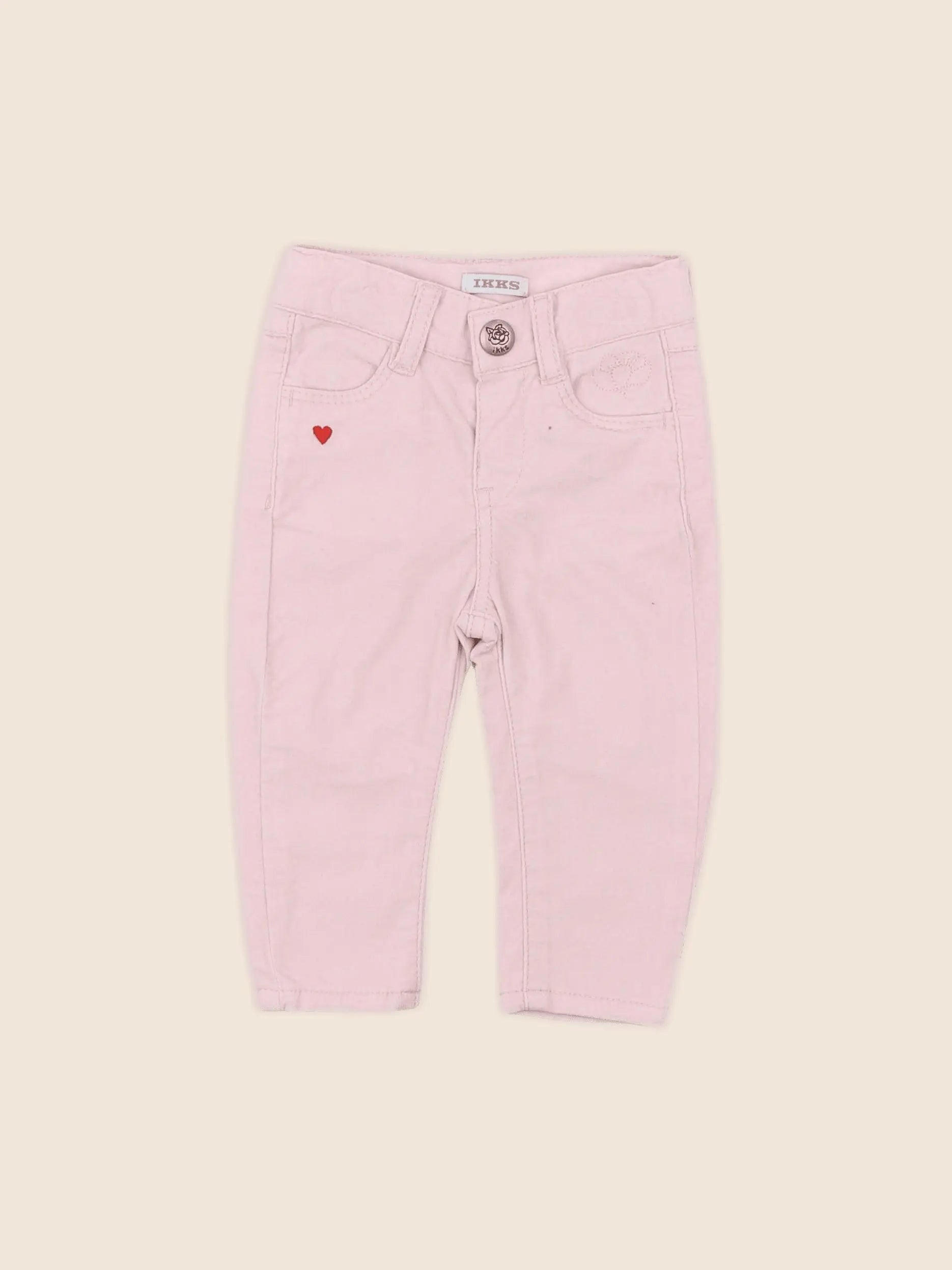 IKKS - pantalon rose - 6 mois