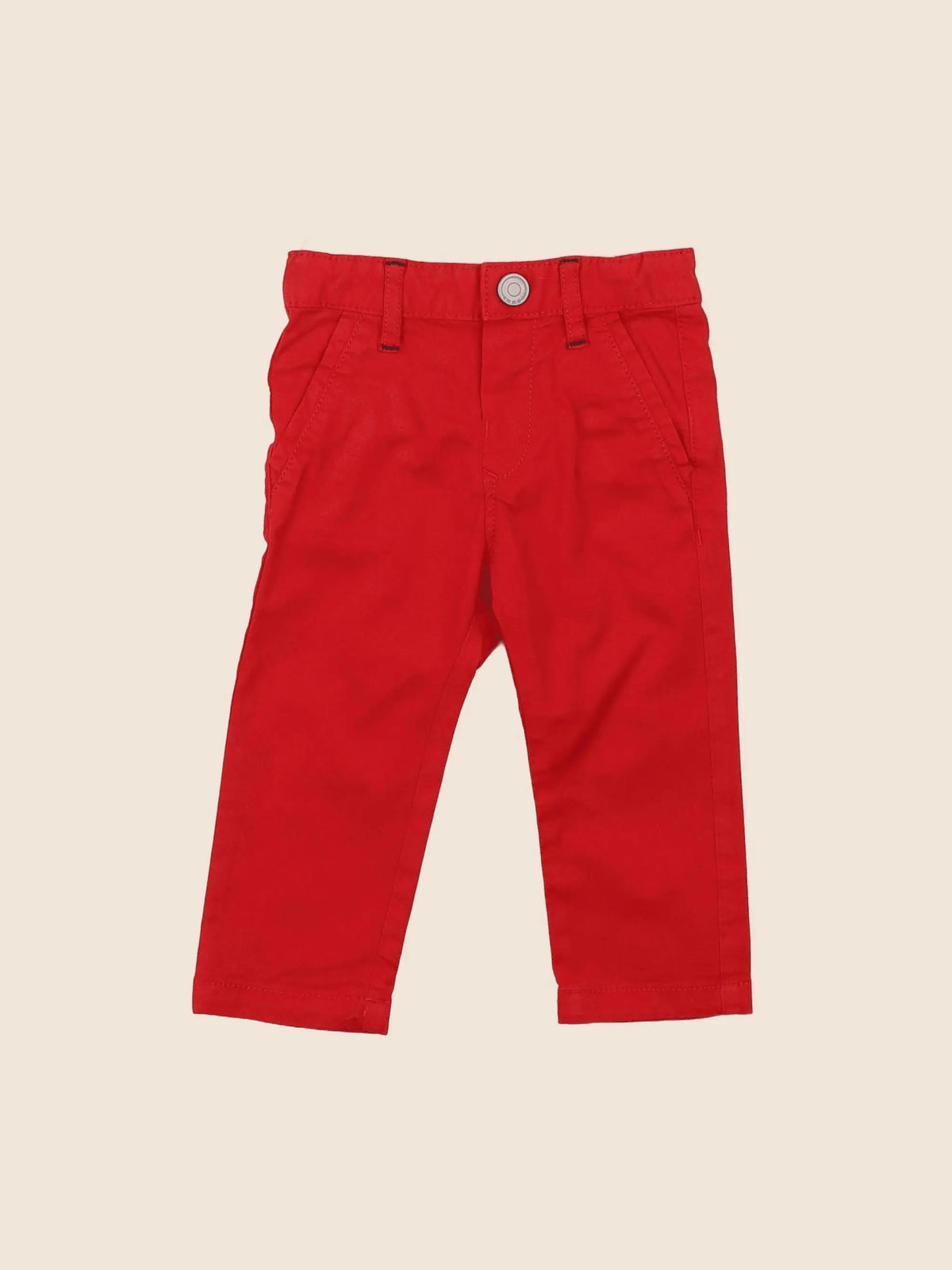 IKKS - pantalon rouge - 6 mois