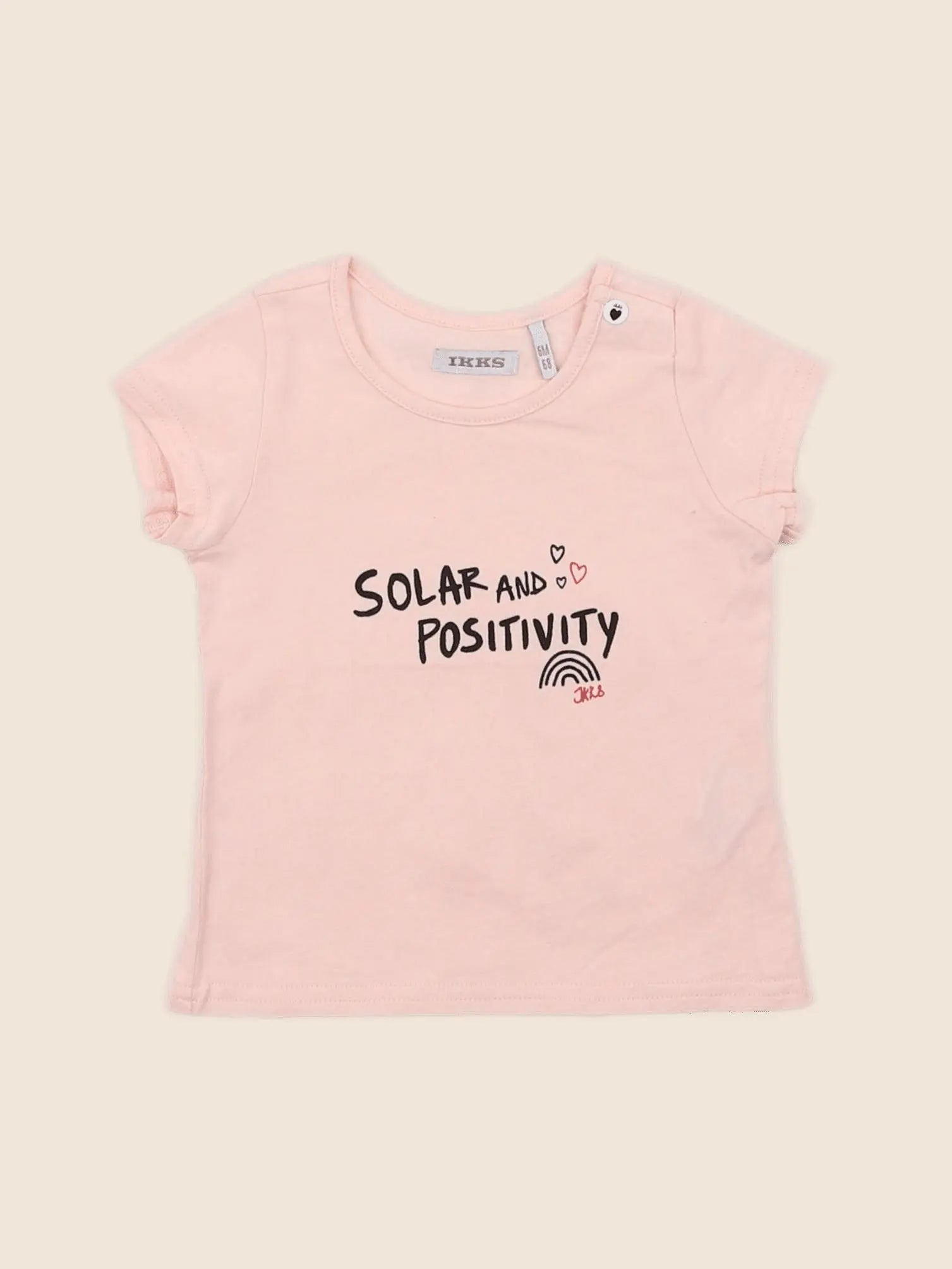 IKKS - tee-shirt rose - 6 mois