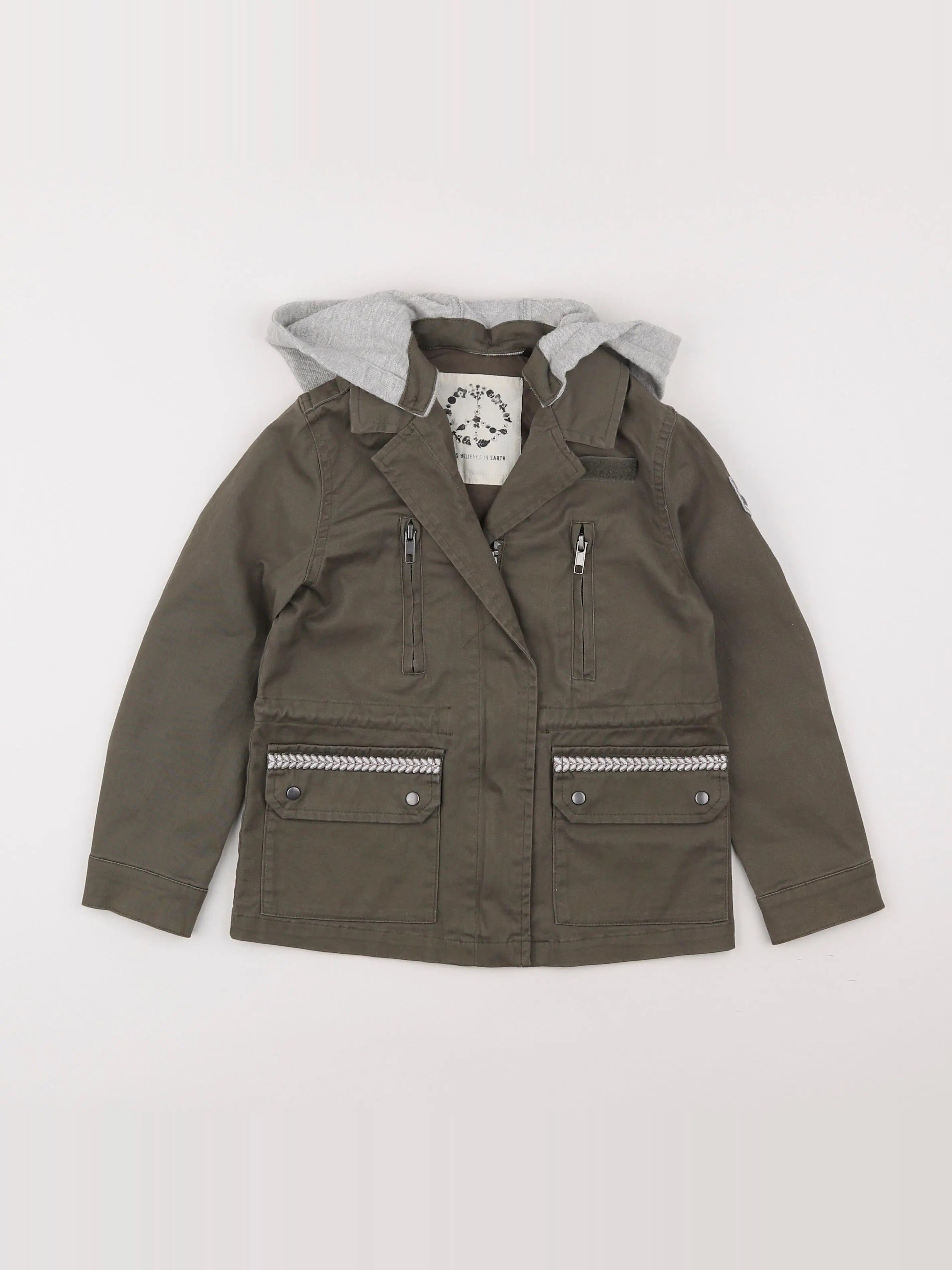 IKKS - veste imprimé au dos vert - 5 ans