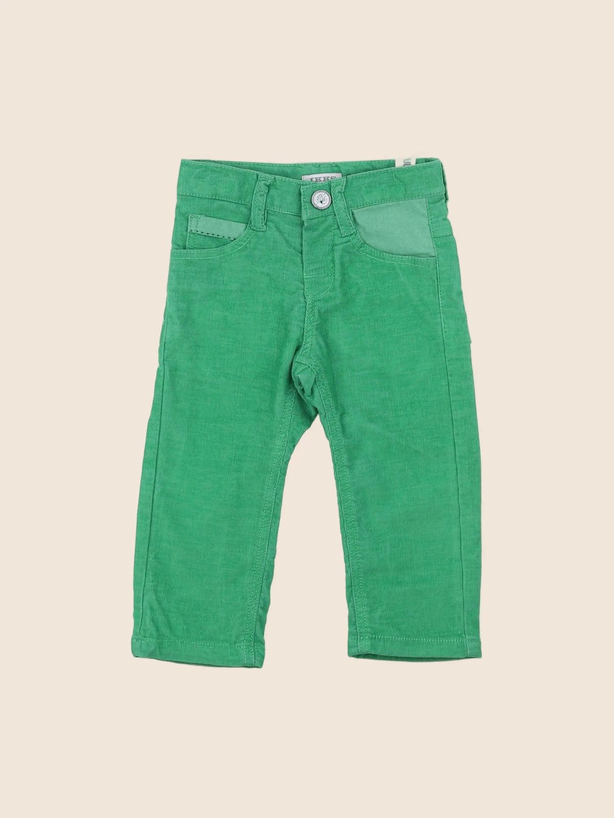 IKKS - pantalon vert - 12 mois