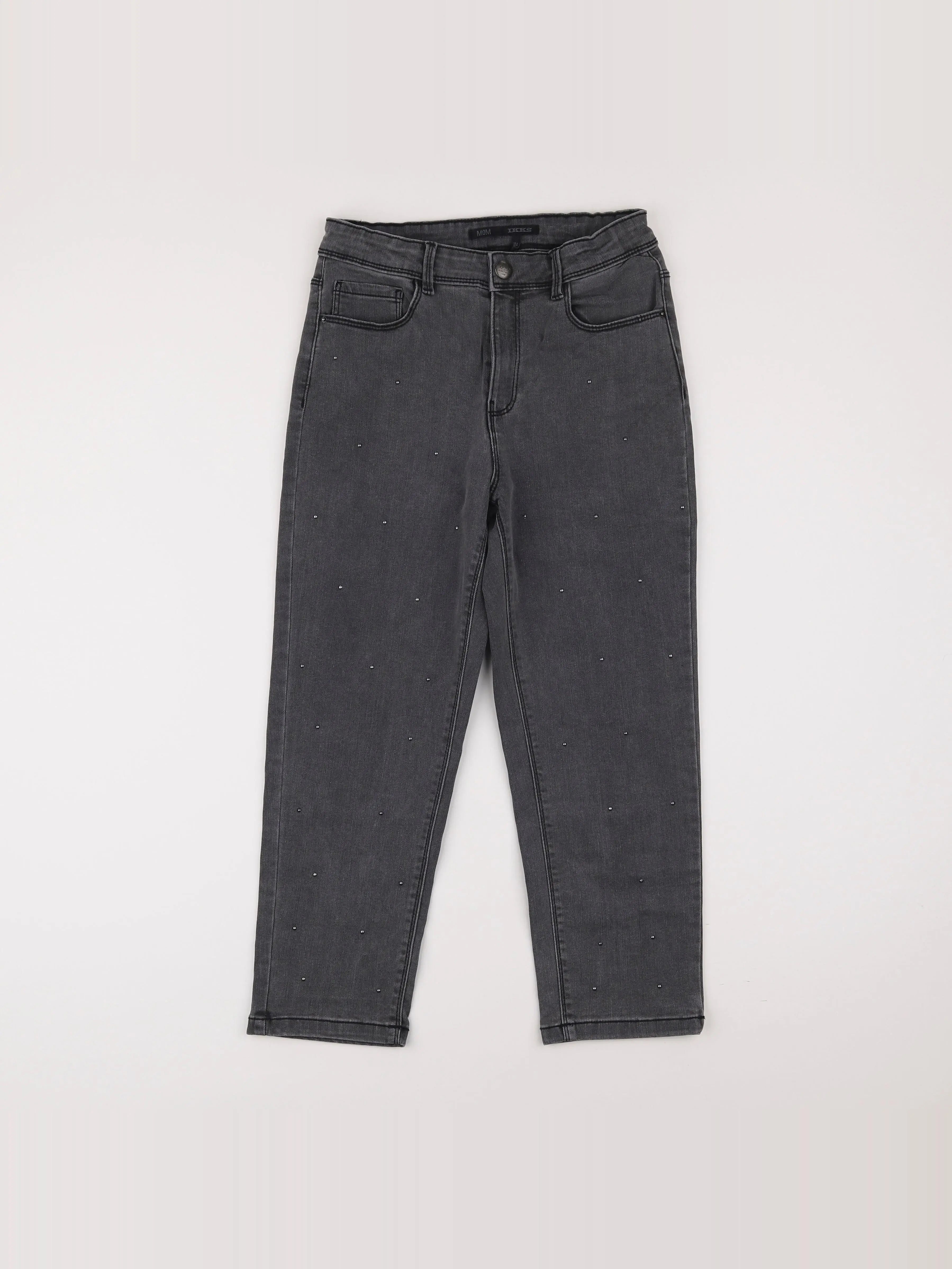 IKKS - jean gris - 10 ans