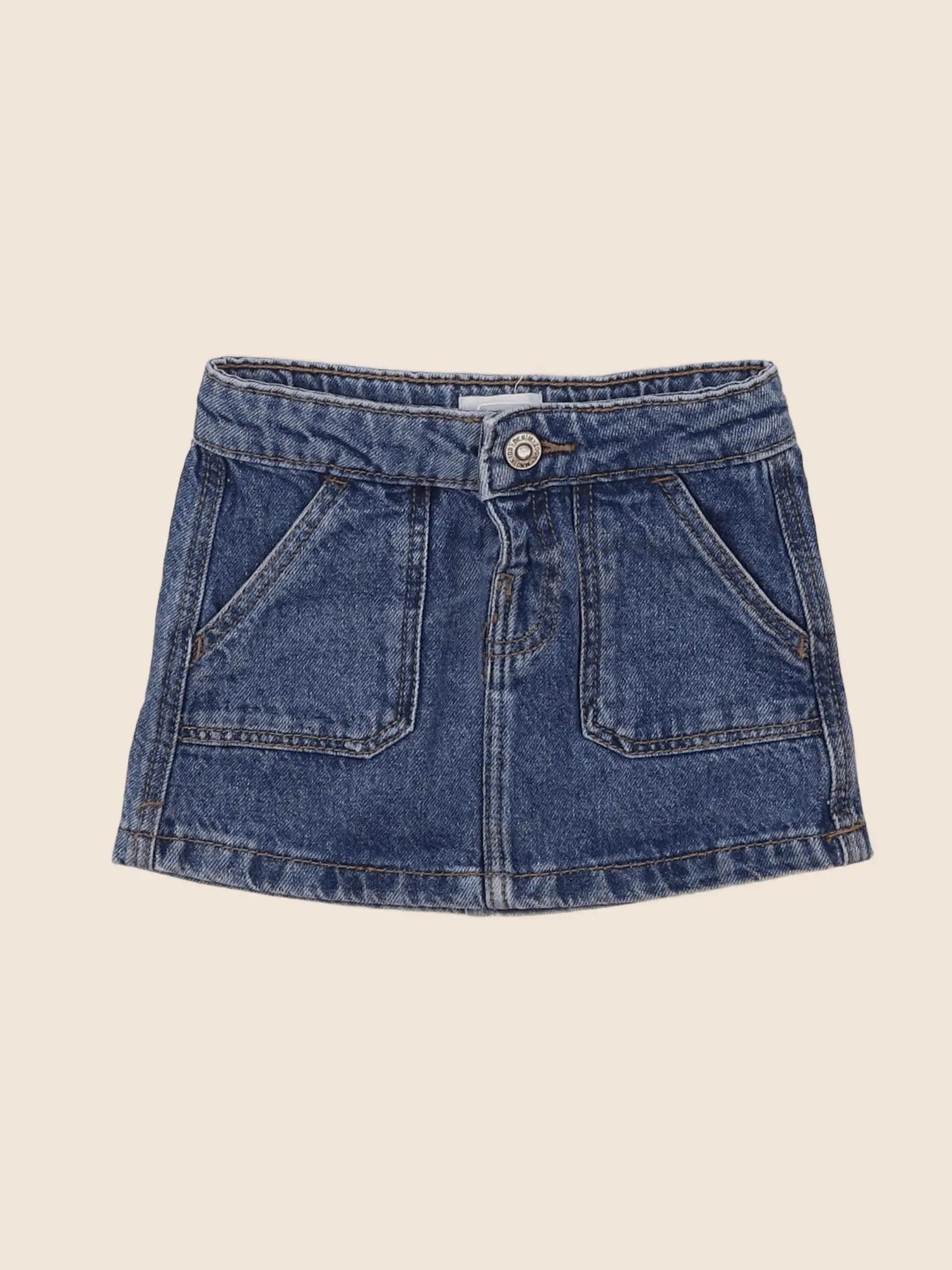 Mango - jupe bleu - 12/18 mois