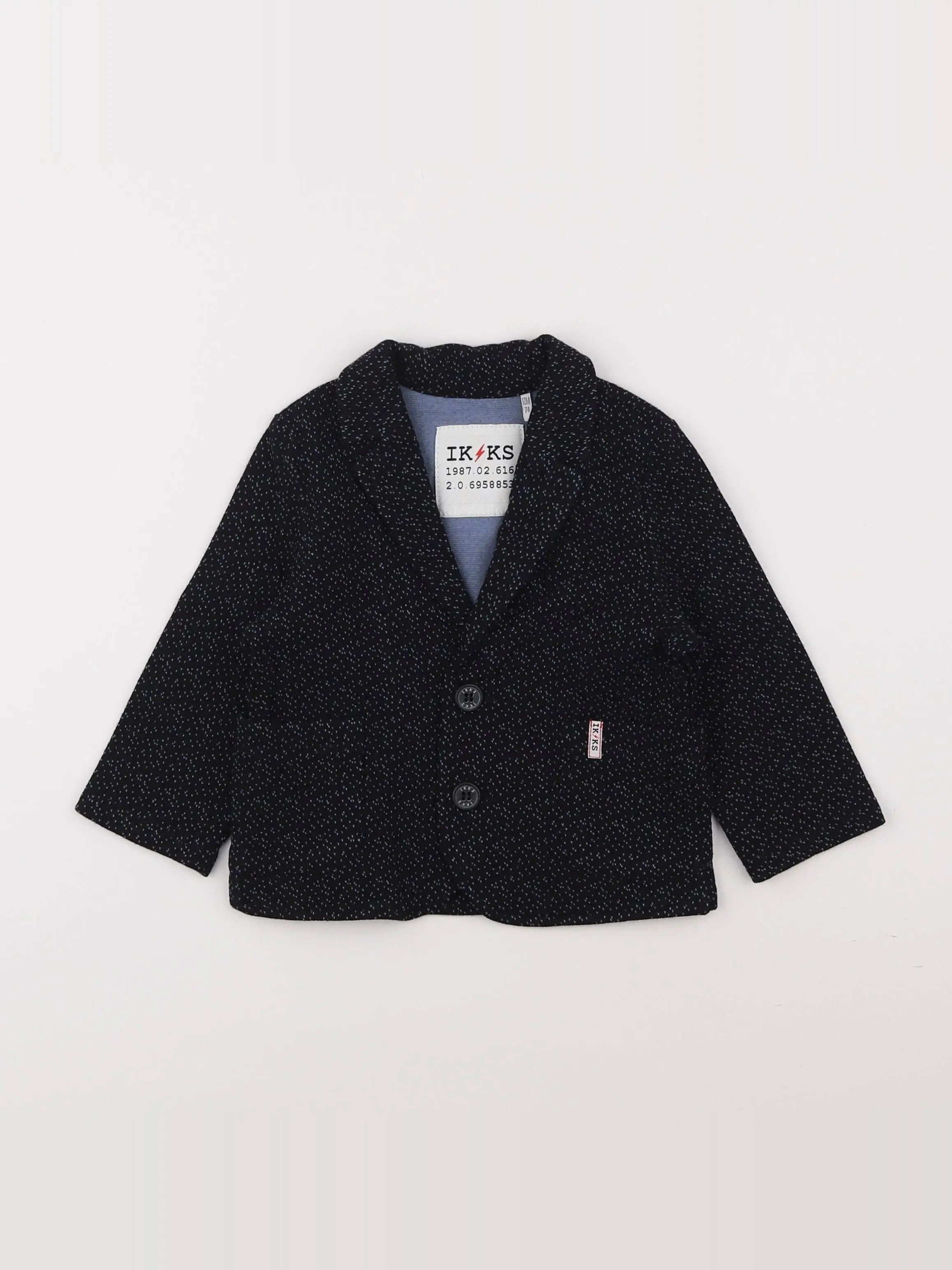 IKKS - veste bleu - 12 mois