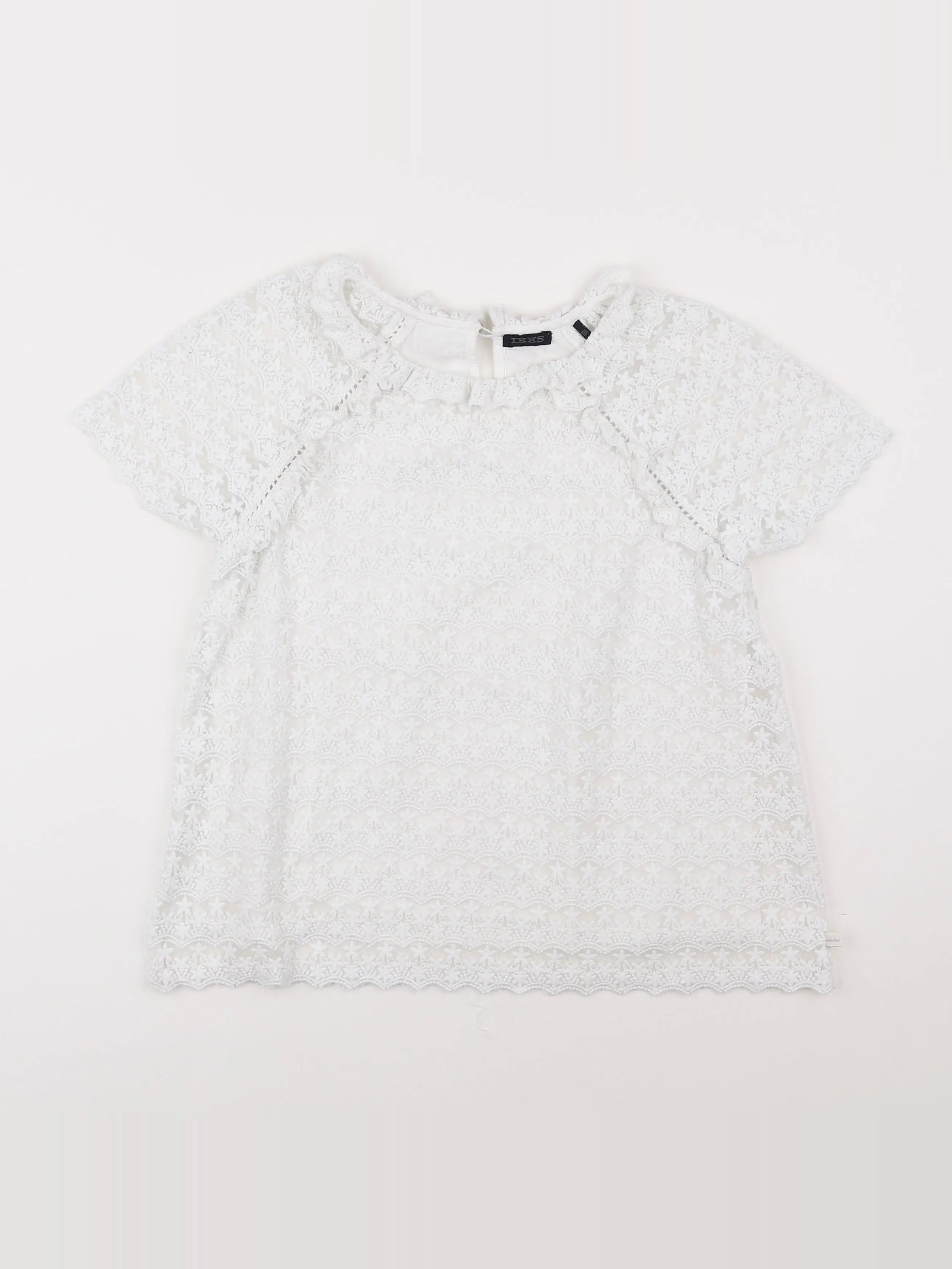 IKKS - blouse blanc - 10 ans