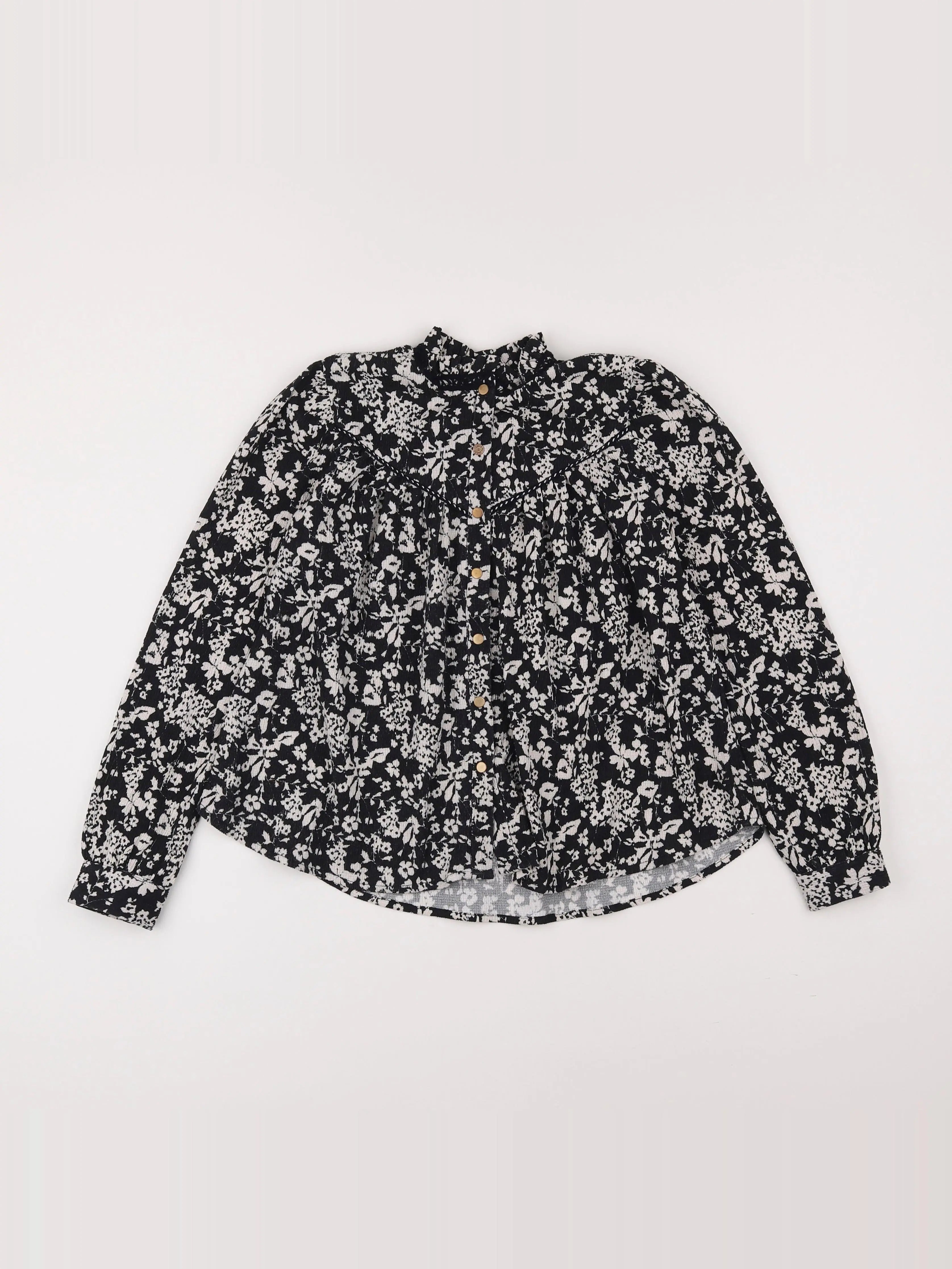 IKKS - blouse noir - 10 ans