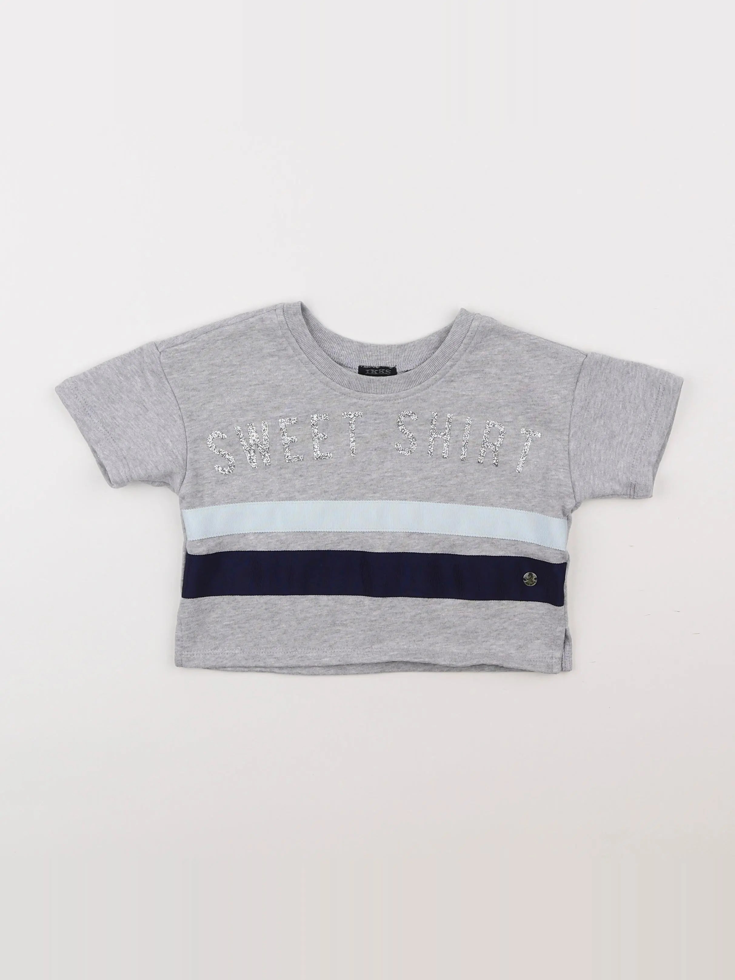 IKKS - tee-shirt gris - 4 ans