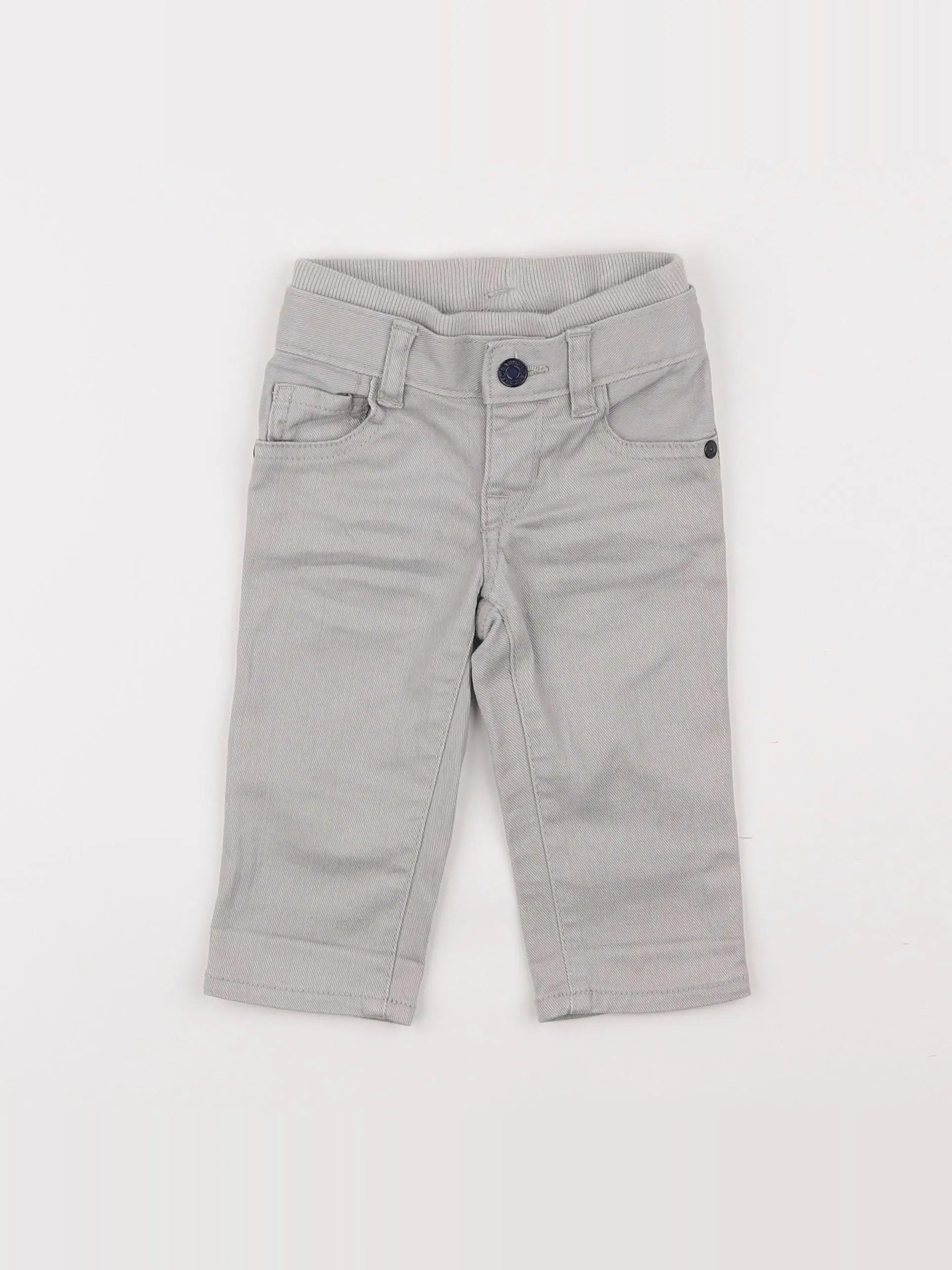 GAP - pantalon gris - 3/6 mois