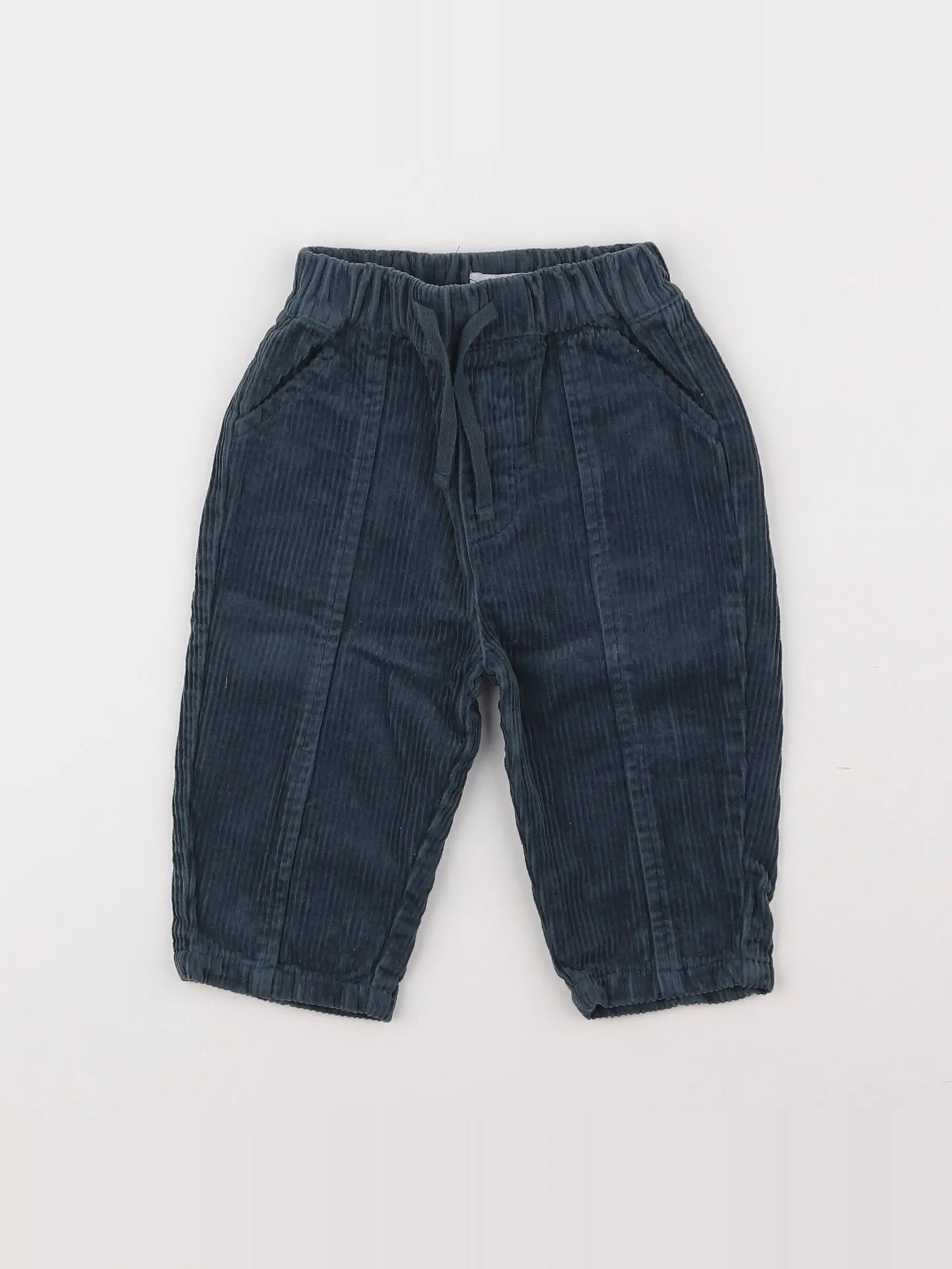 Vertbaudet - pantalon bleu - 6 mois