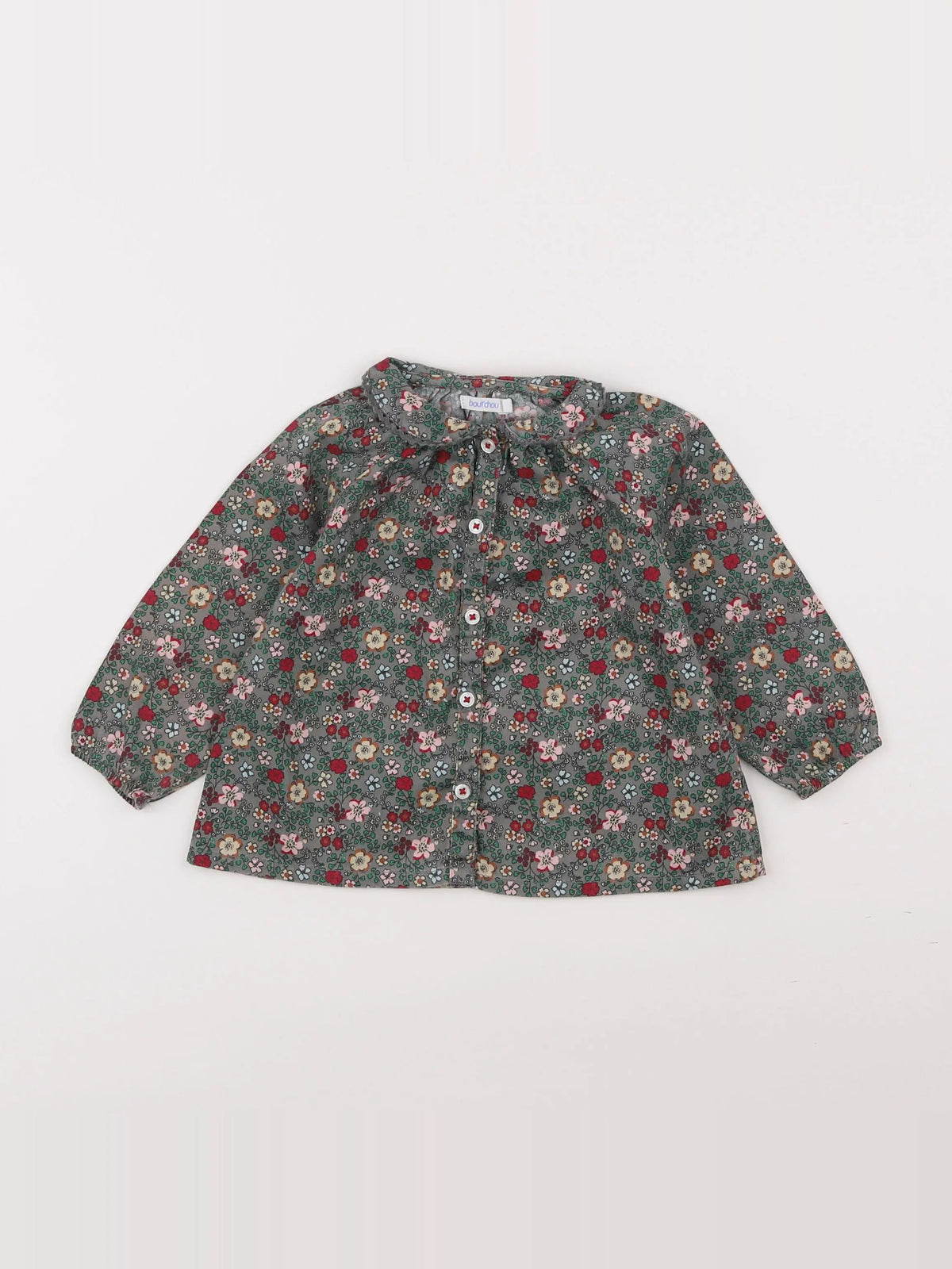 Boutchou - blouse multicolore - 9 mois