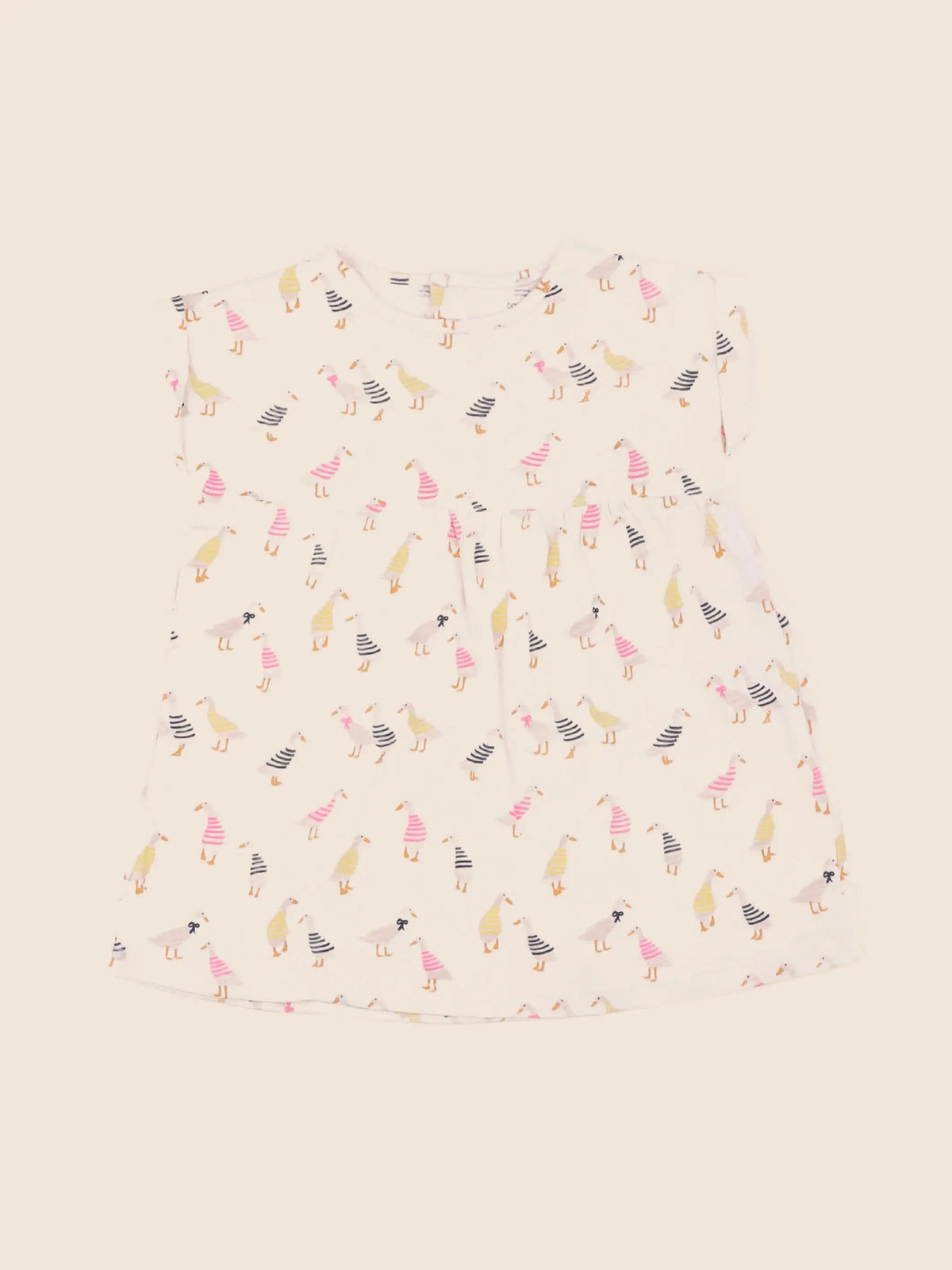 Monoprix - robe beige - 12 mois
