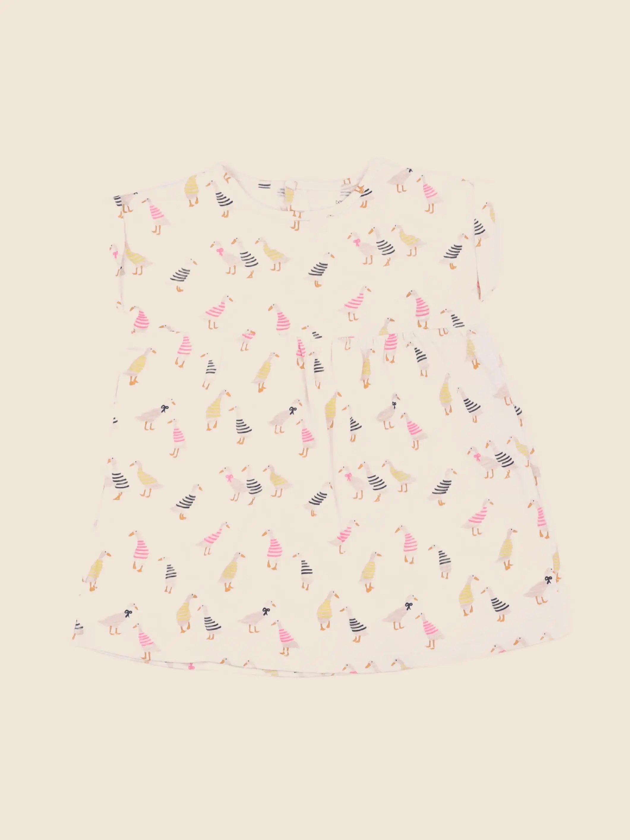 Monoprix - robe beige - 12 mois