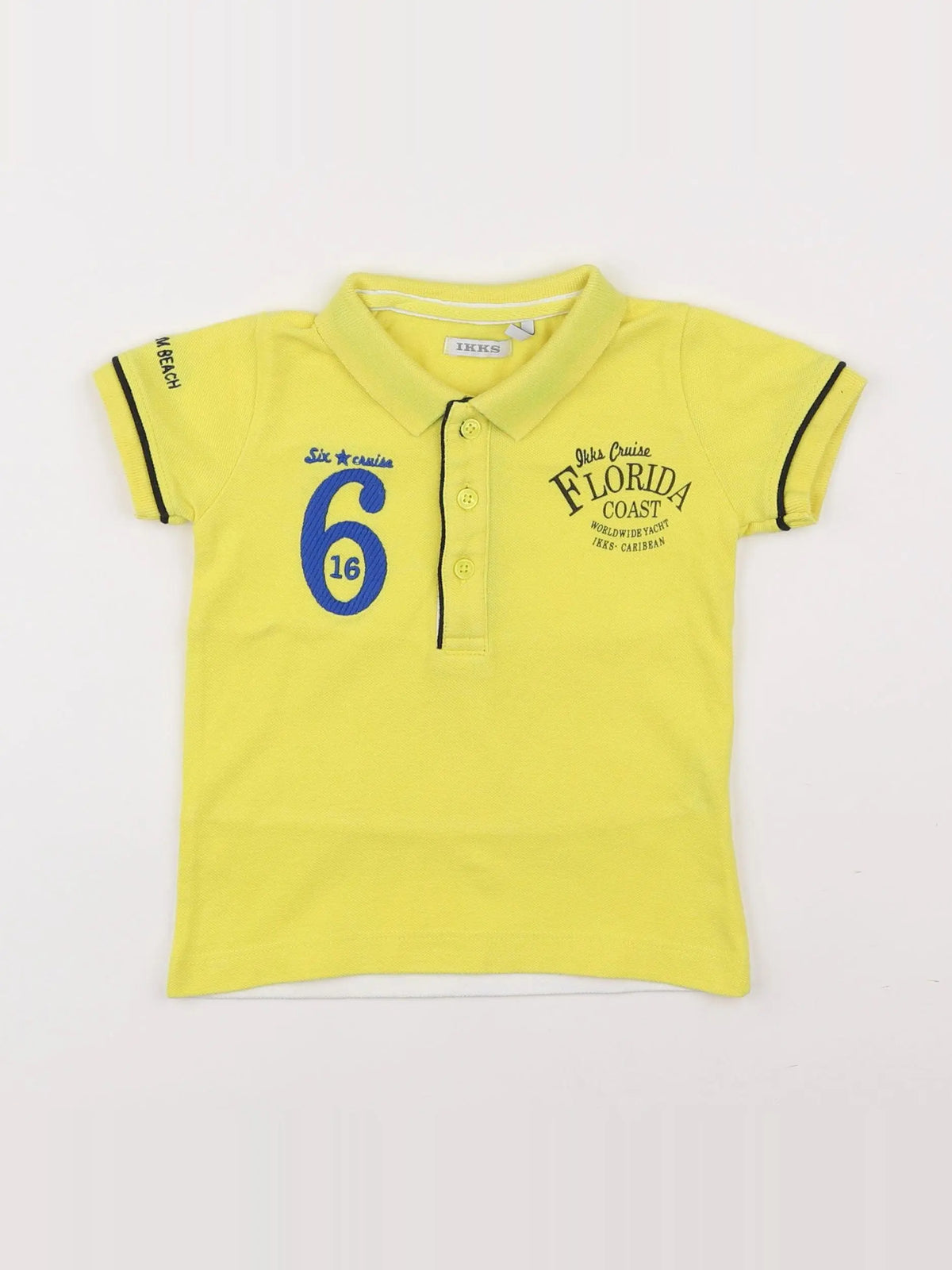 IKKS - polo jaune - 12 mois
