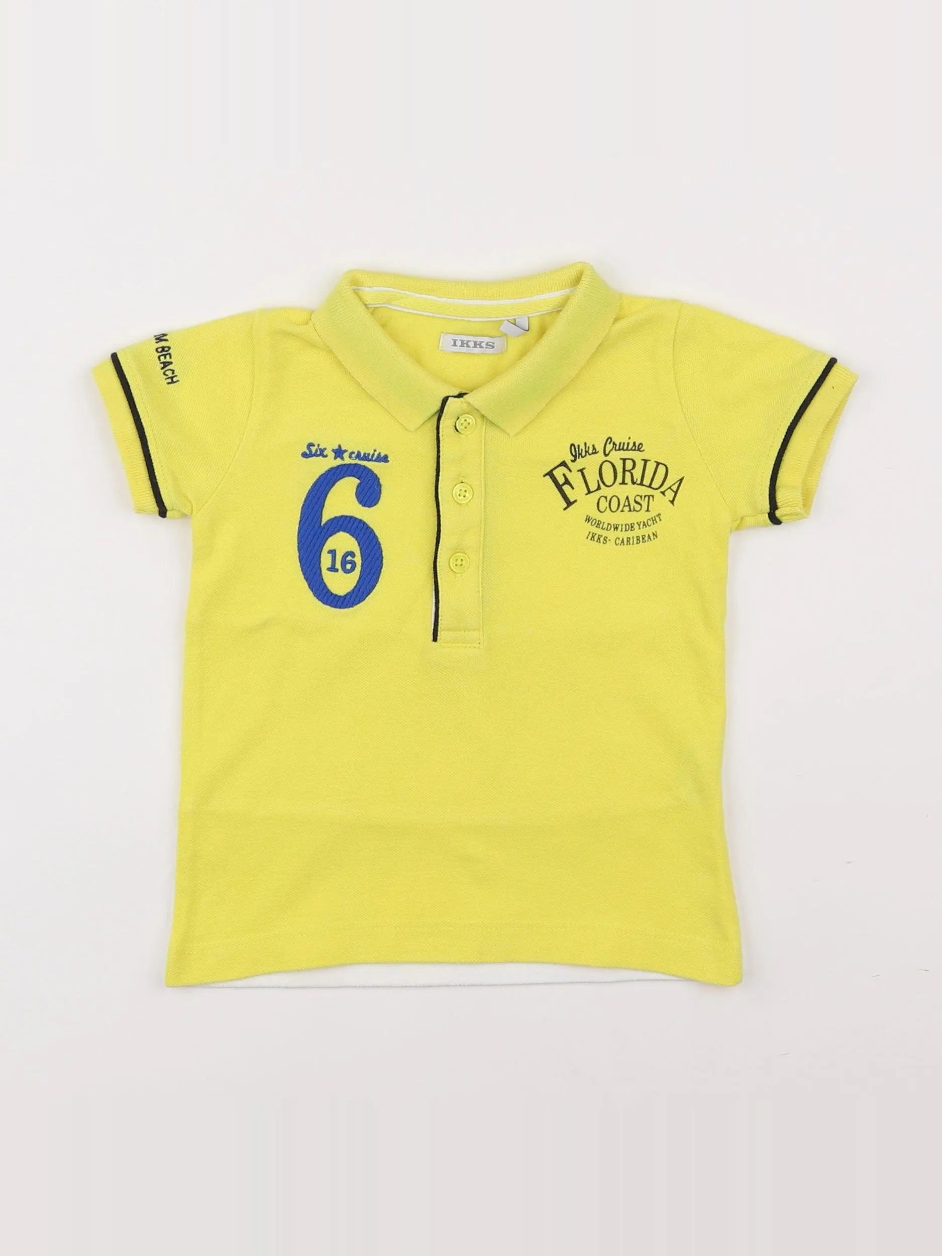 IKKS - polo jaune - 12 mois