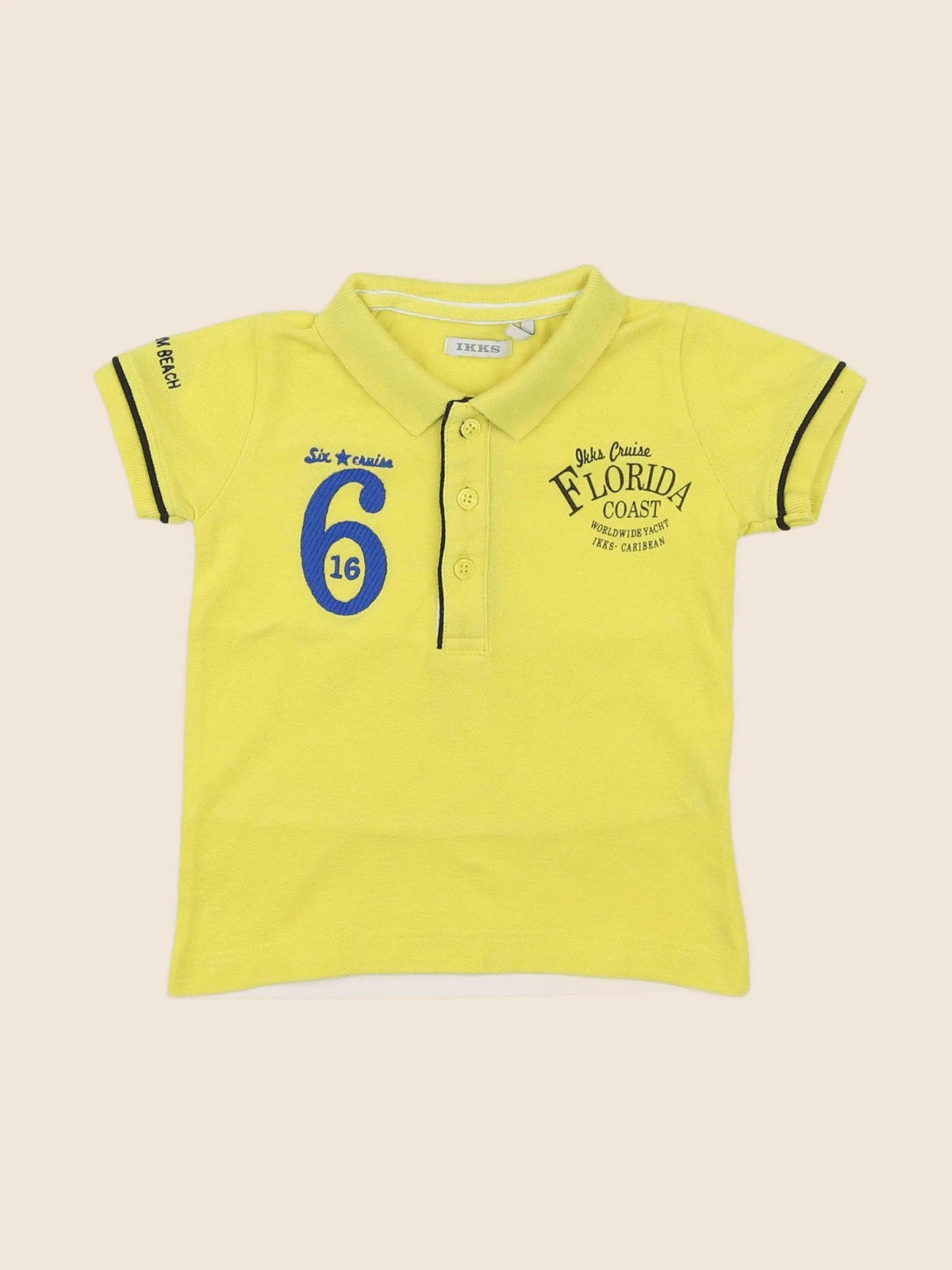 IKKS - polo jaune - 12 mois