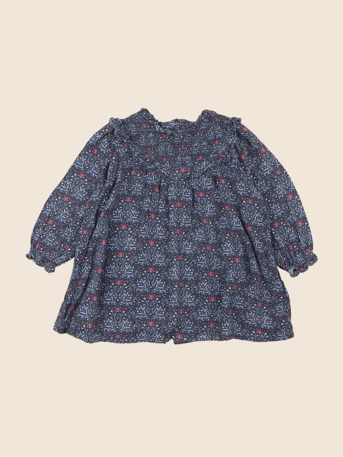 Vertbaudet - robe bleu - 18 mois