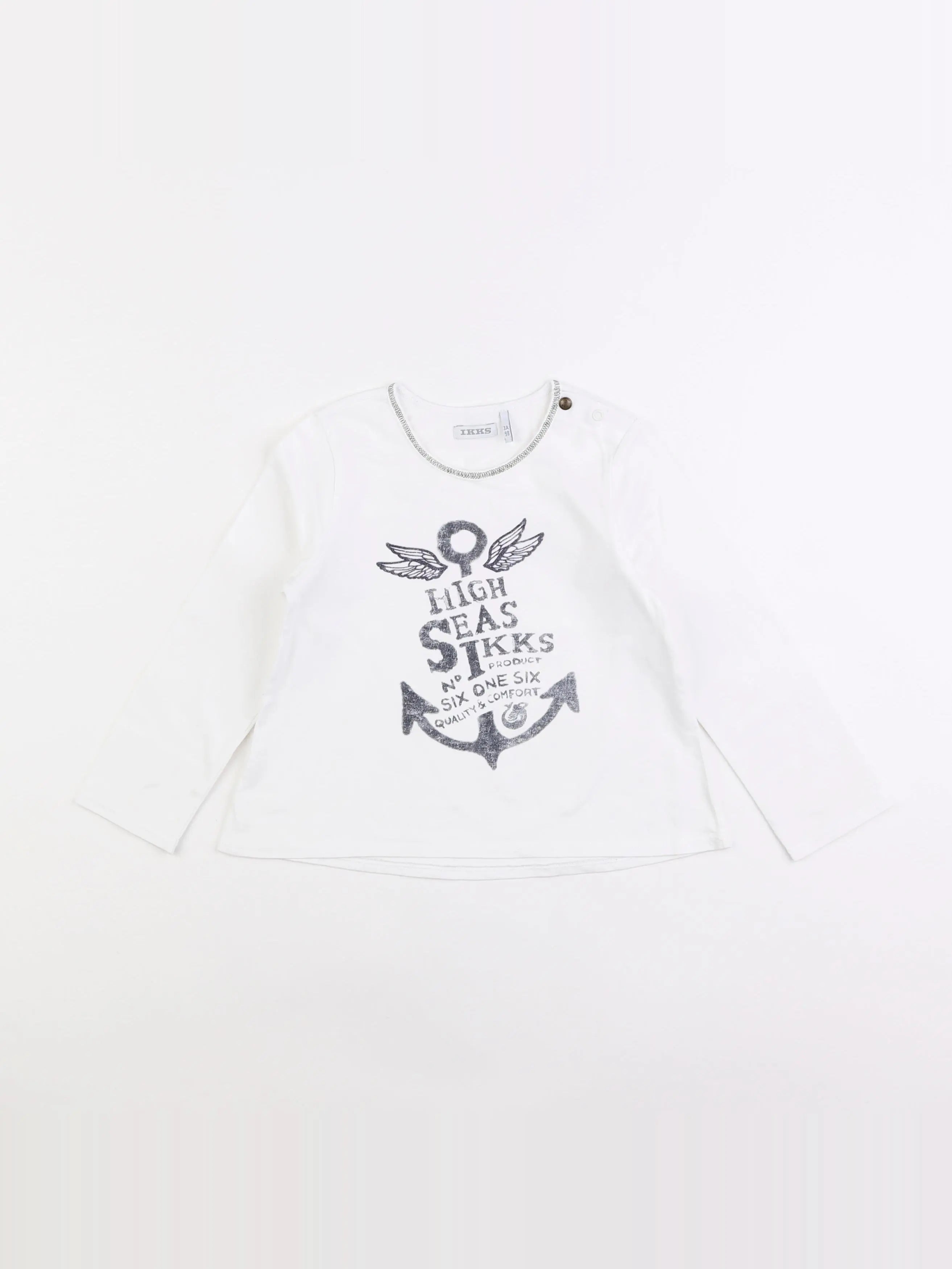 IKKS - tee-shirt blanc - 3 ans