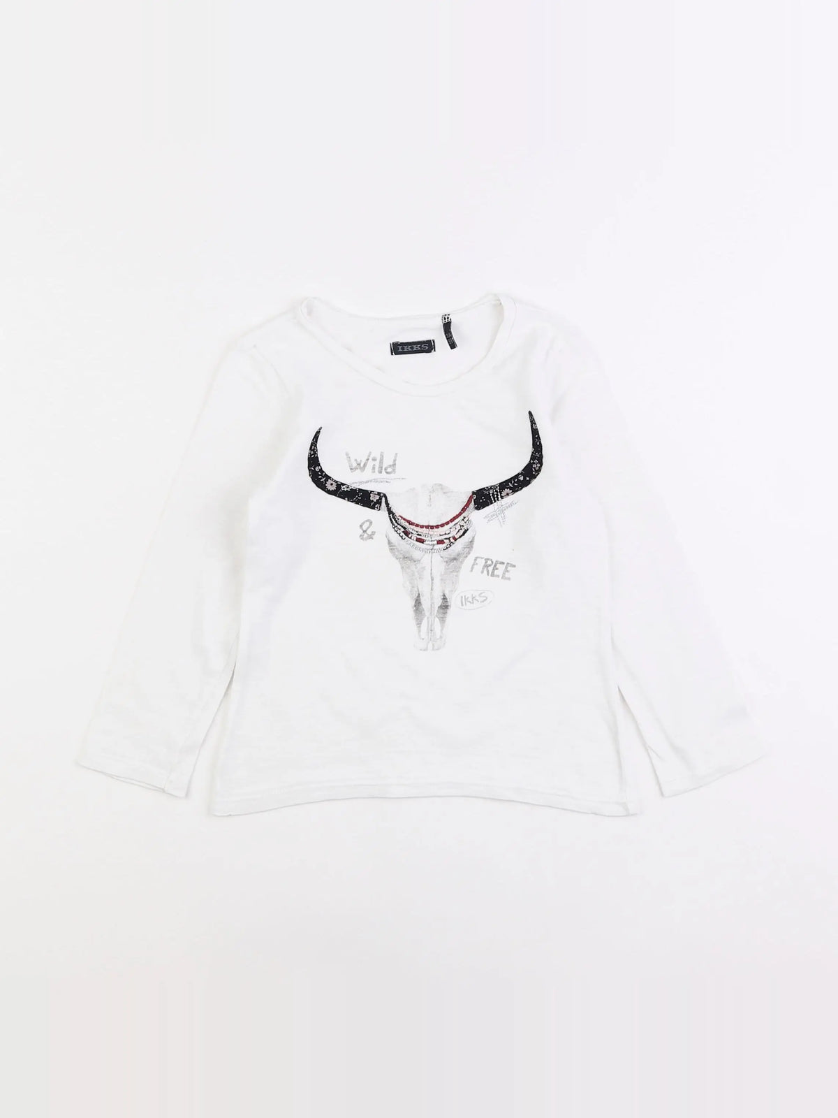 IKKS - tee-shirt blanc - 3 ans