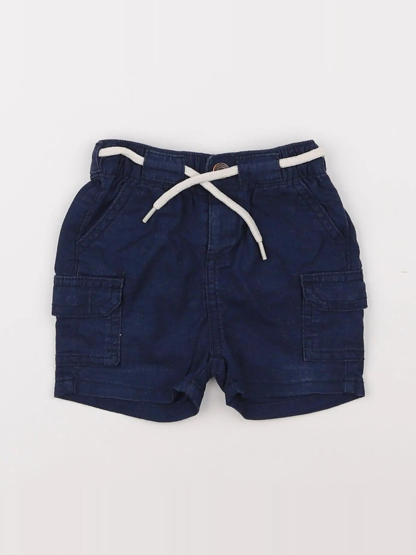 Vertbaudet - short bleu - 6 mois