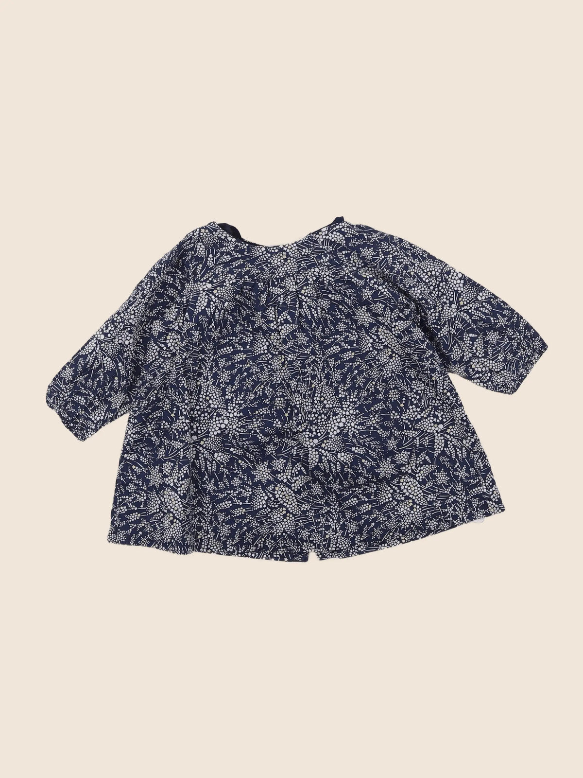 Jacadi - robe liberty bleu - 6 mois