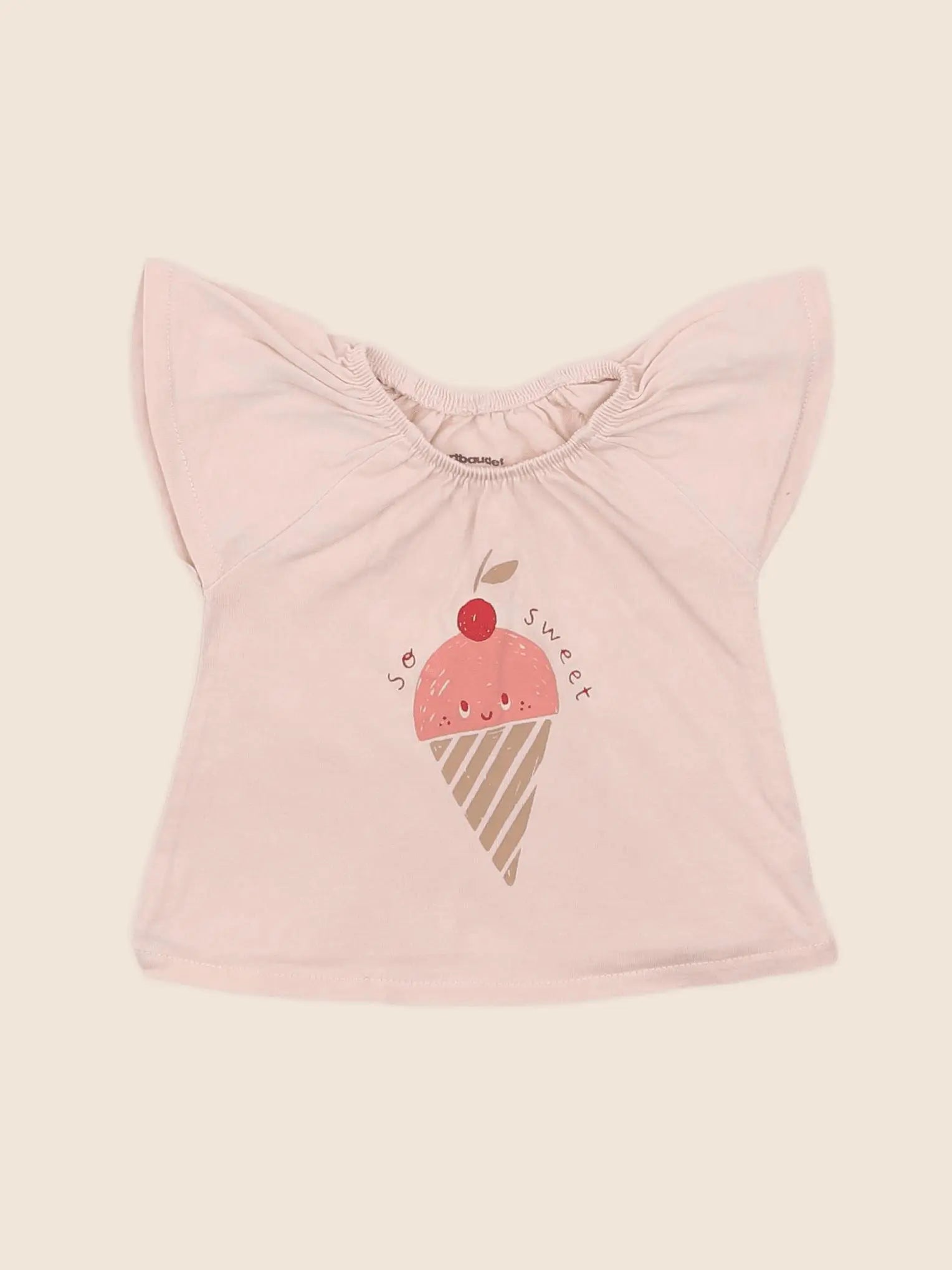 Vertbaudet - tee-shirt rose - 3 mois
