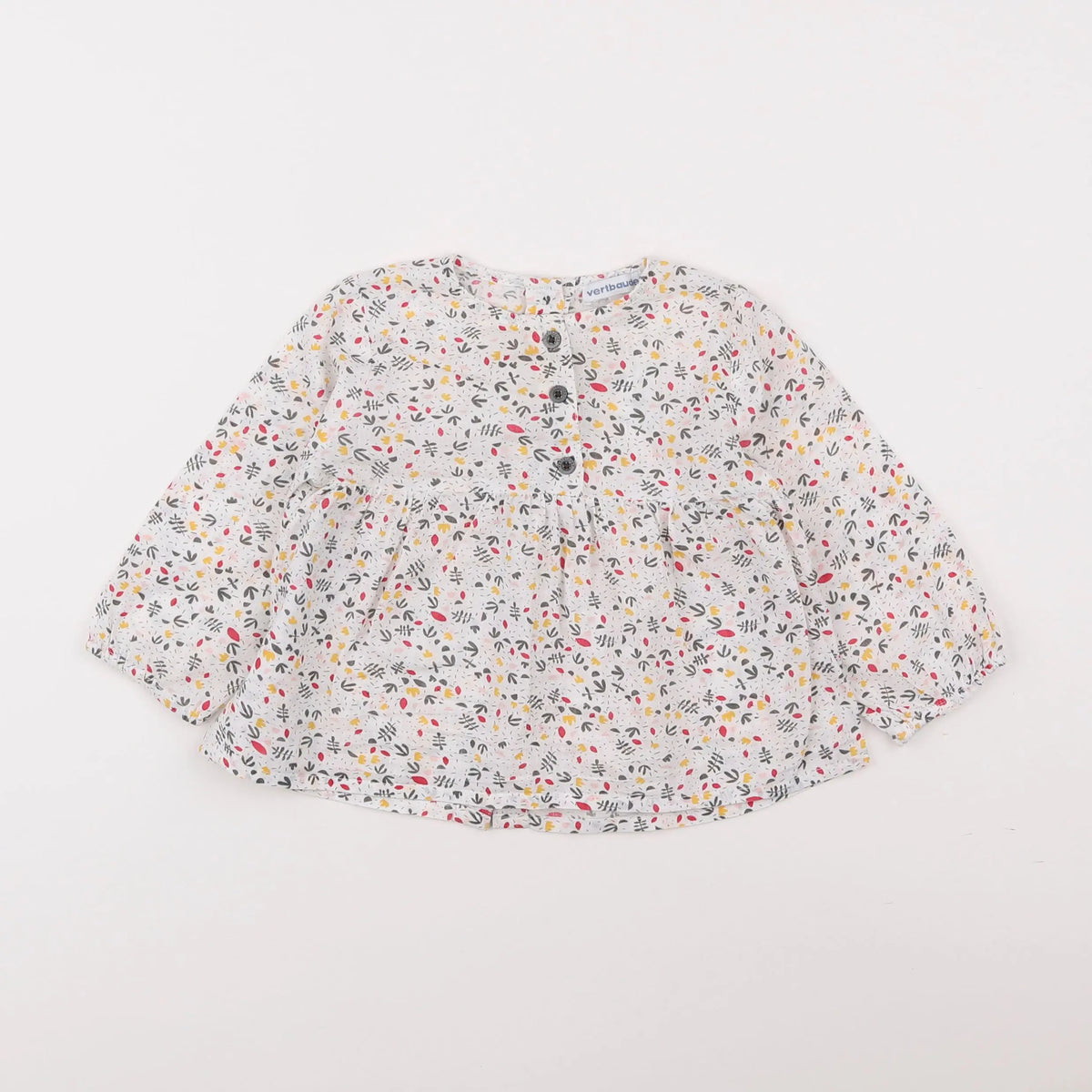 Vertbaudet - blouse blanc - 12 mois