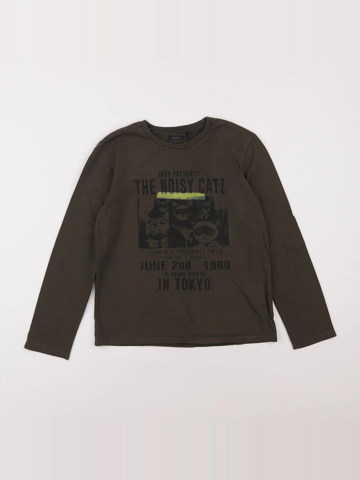 IKKS - tee-shirt marron - 10 ans