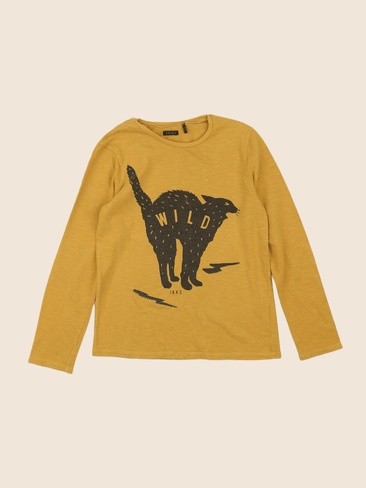 IKKS - tee-shirt jaune - 10 ans