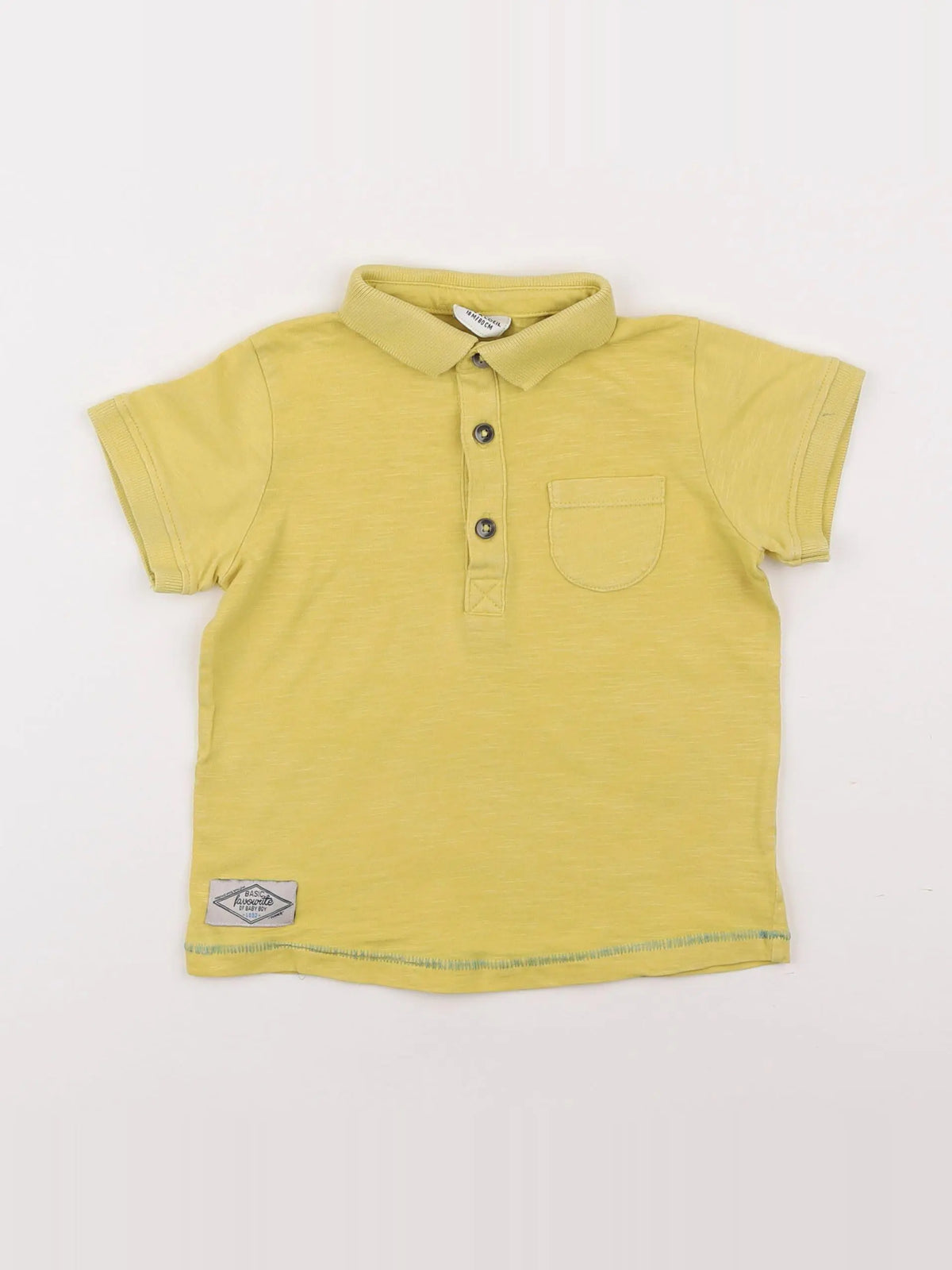 Tape à l'oeil - polo jaune - 18 mois