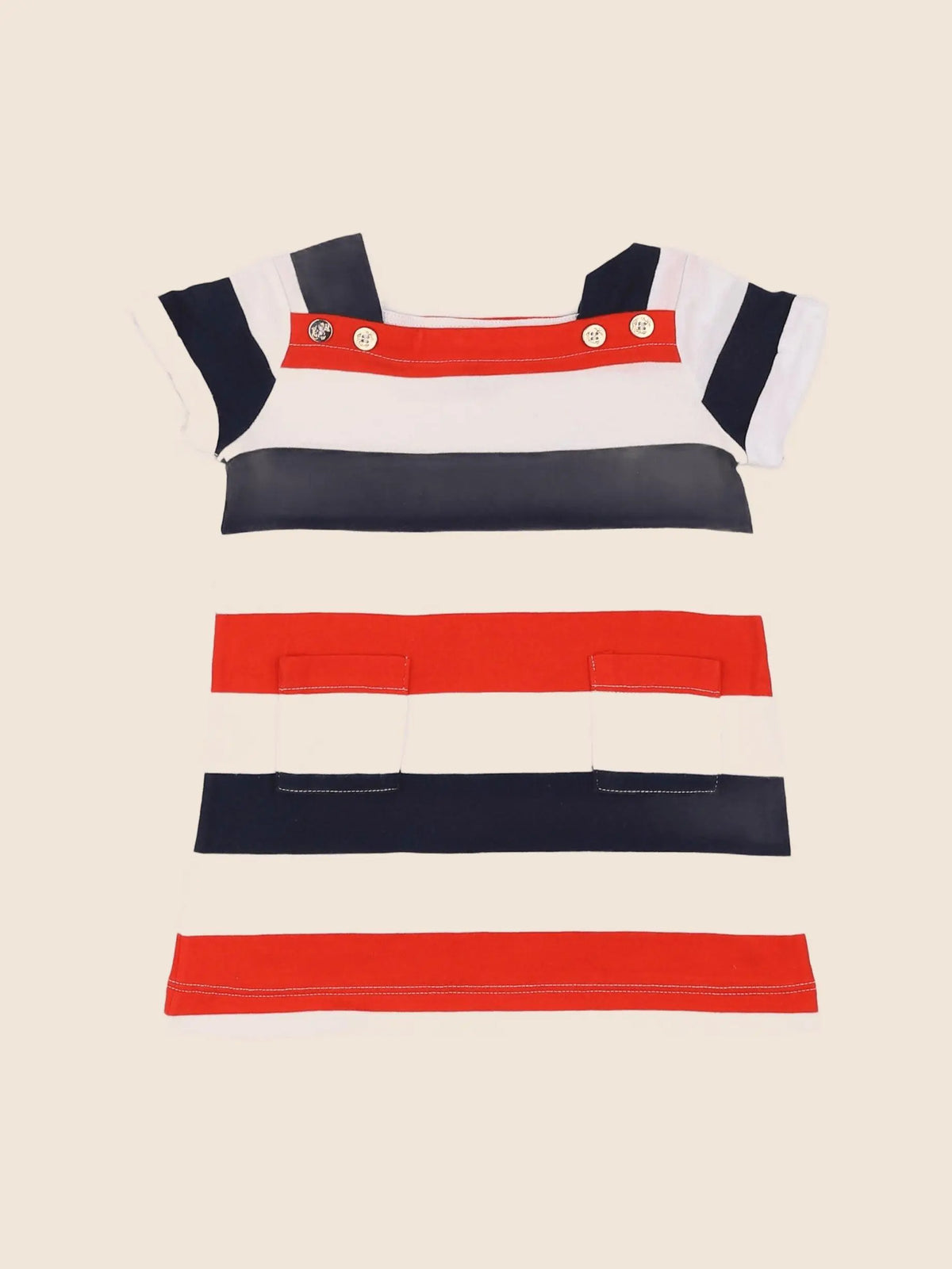 Petit Bateau - robe multicolore - 6 mois