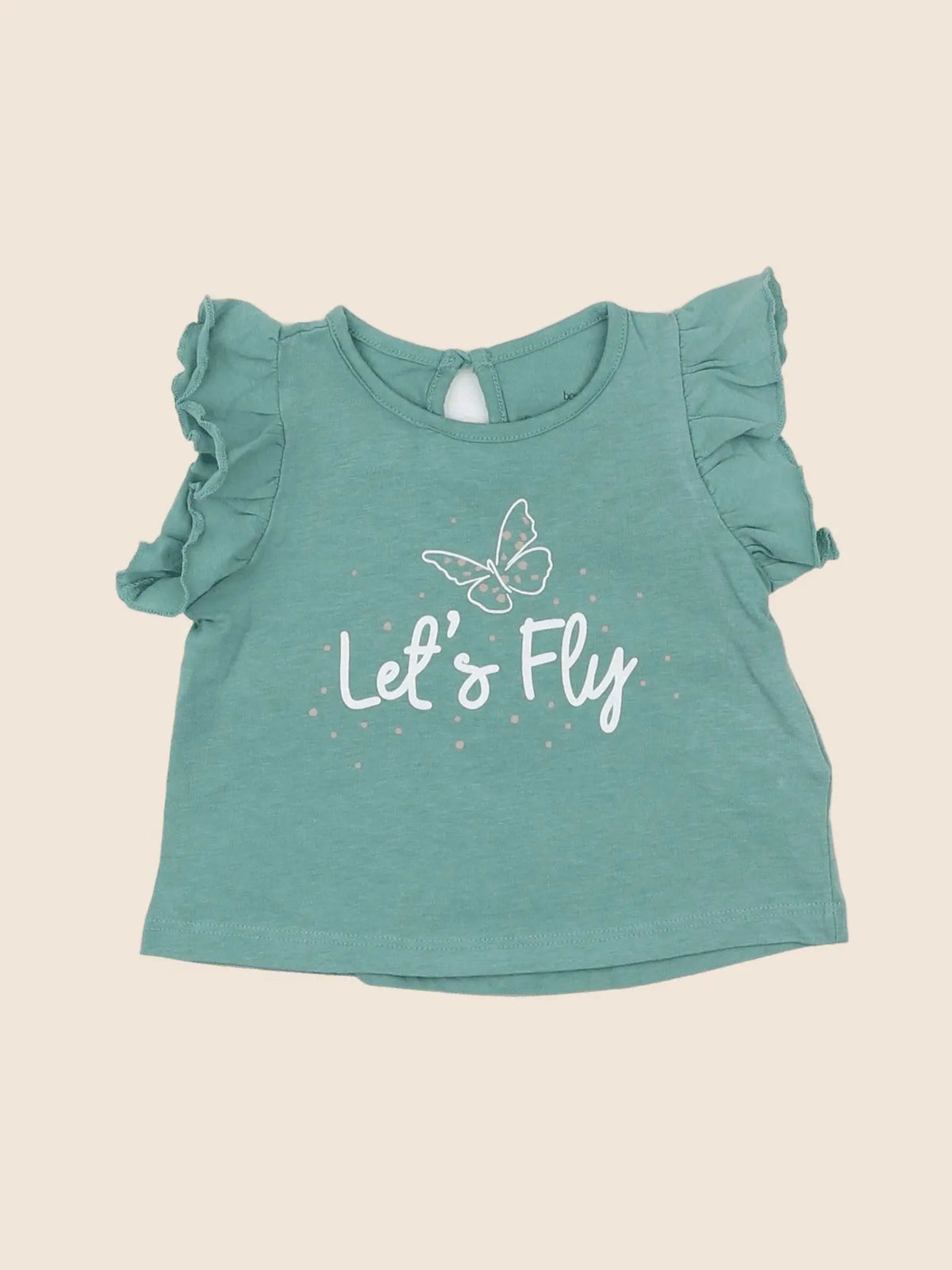 Boutchou - tee-shirt vert - 6 mois