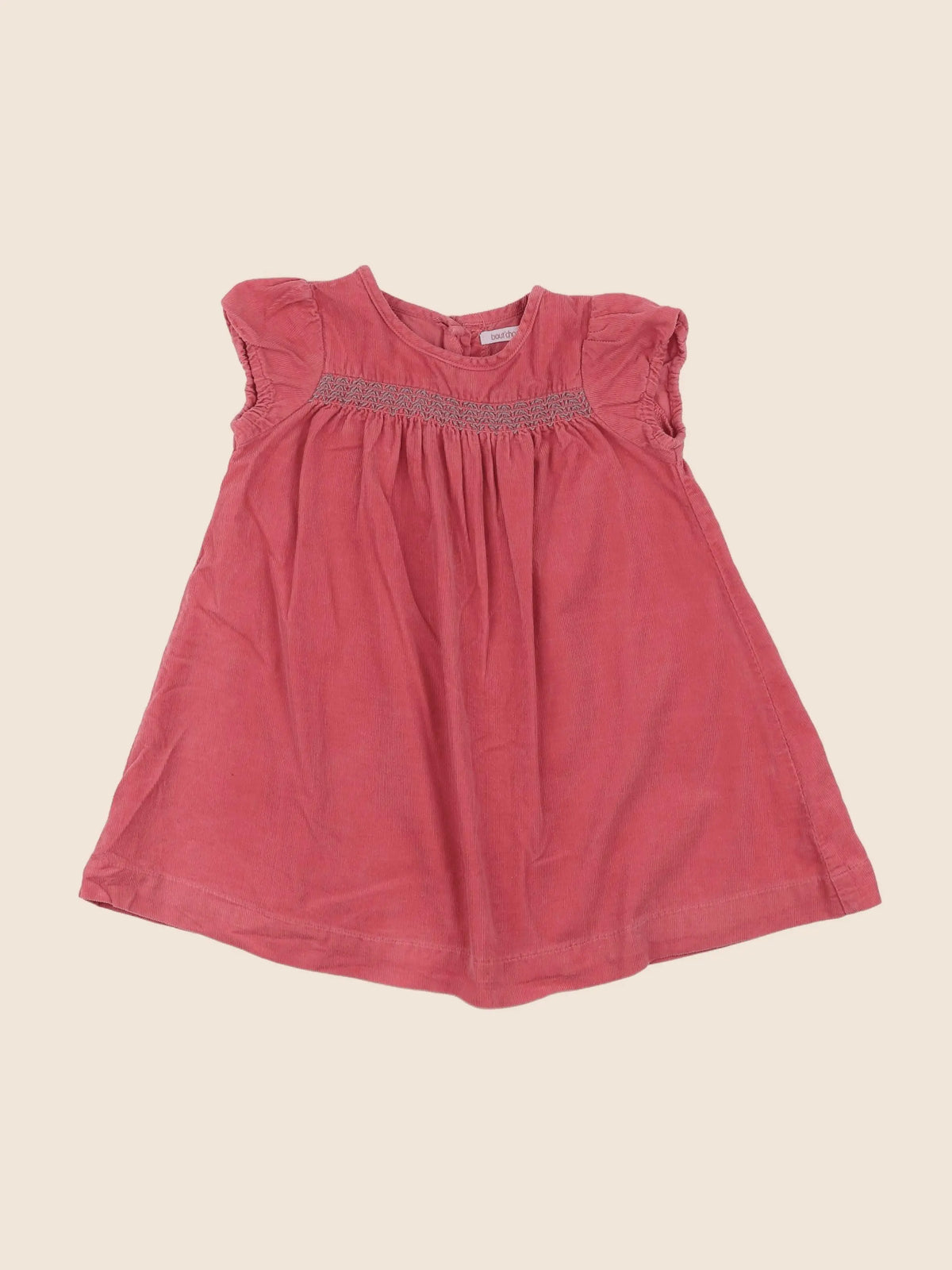 Boutchou - robe rose - 12 mois