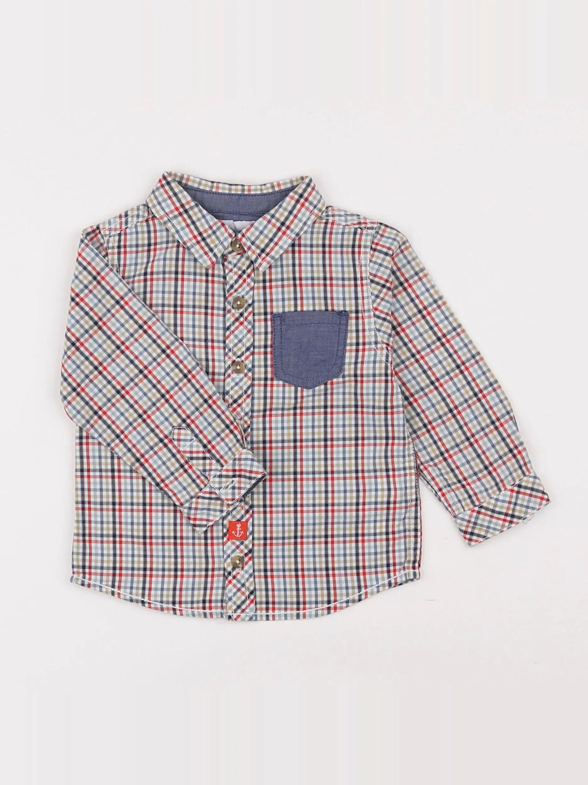 Cadet Rousselle - chemise multicolore - 12 mois