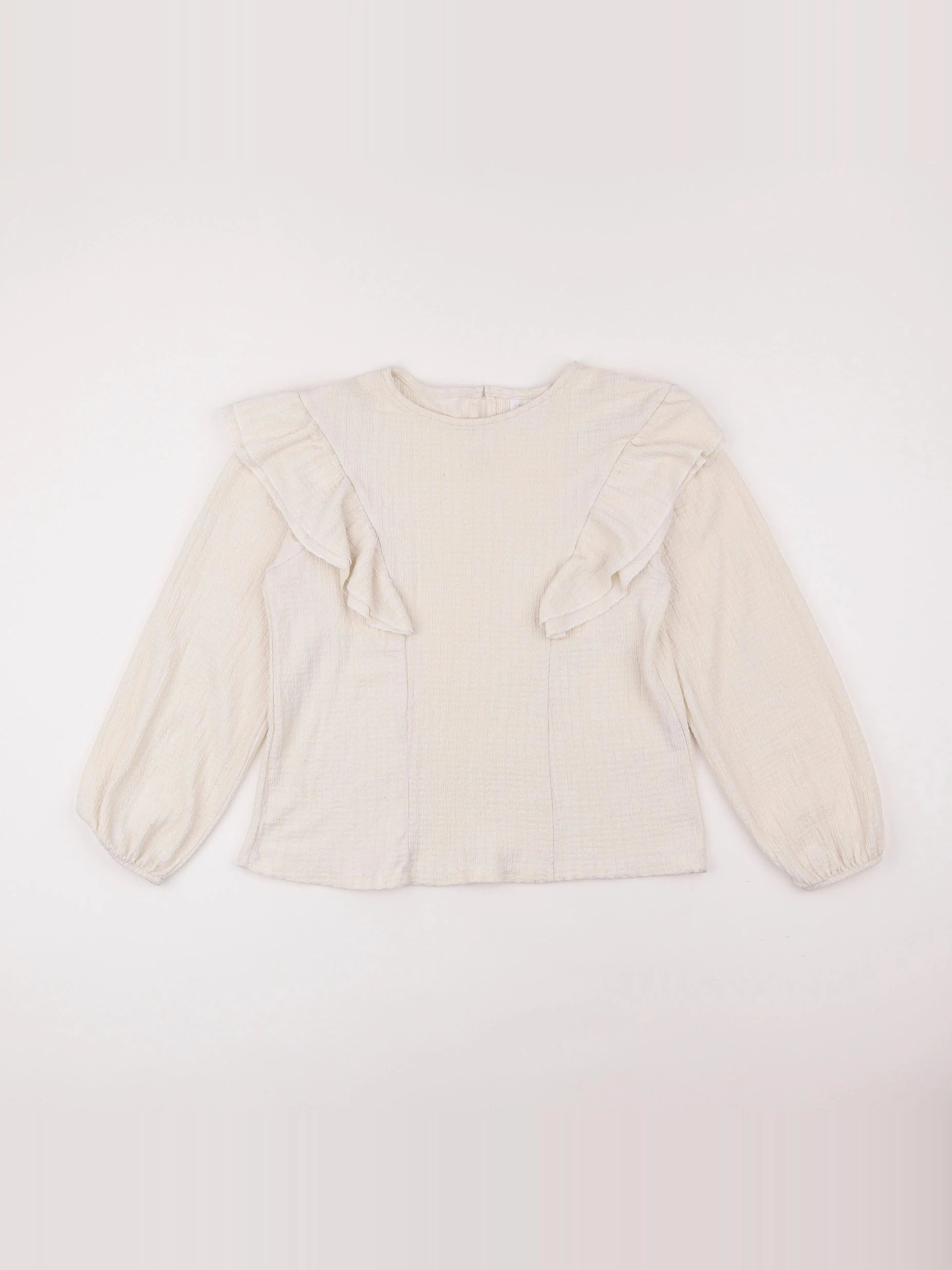 Zara - blouse beige - 11/12 ans
