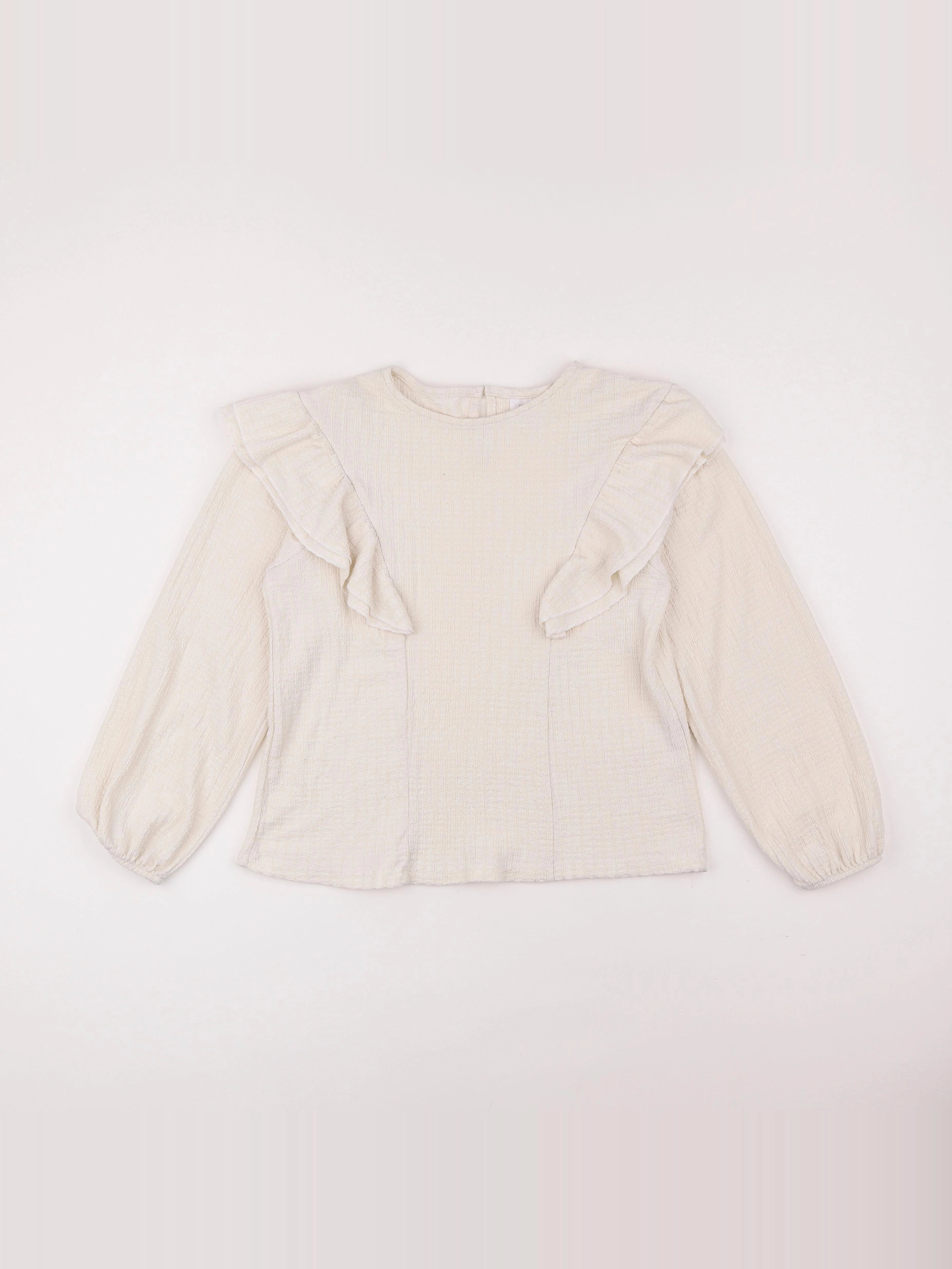 Zara - blouse beige - 11/12 ans