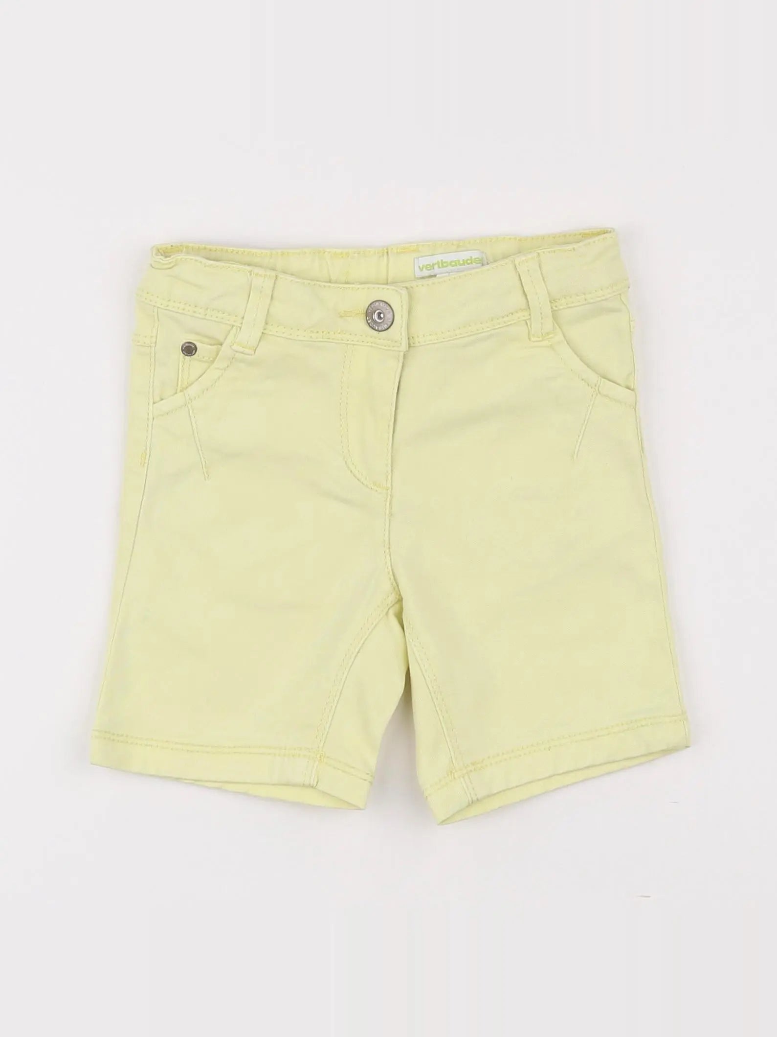 Vertbaudet - pantacourt jaune - 3 ans