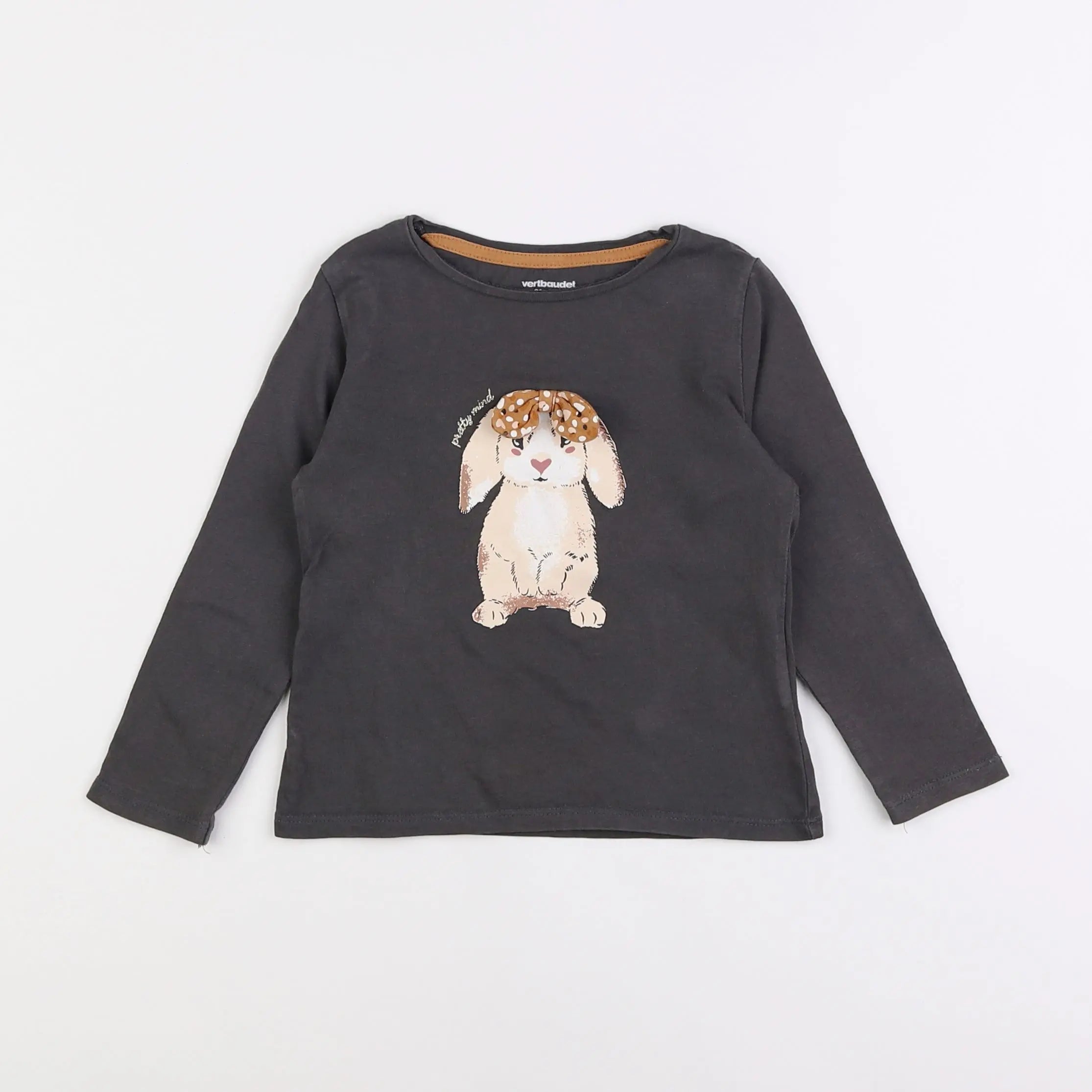 Vertbaudet - tee-shirt gris - 3 ans