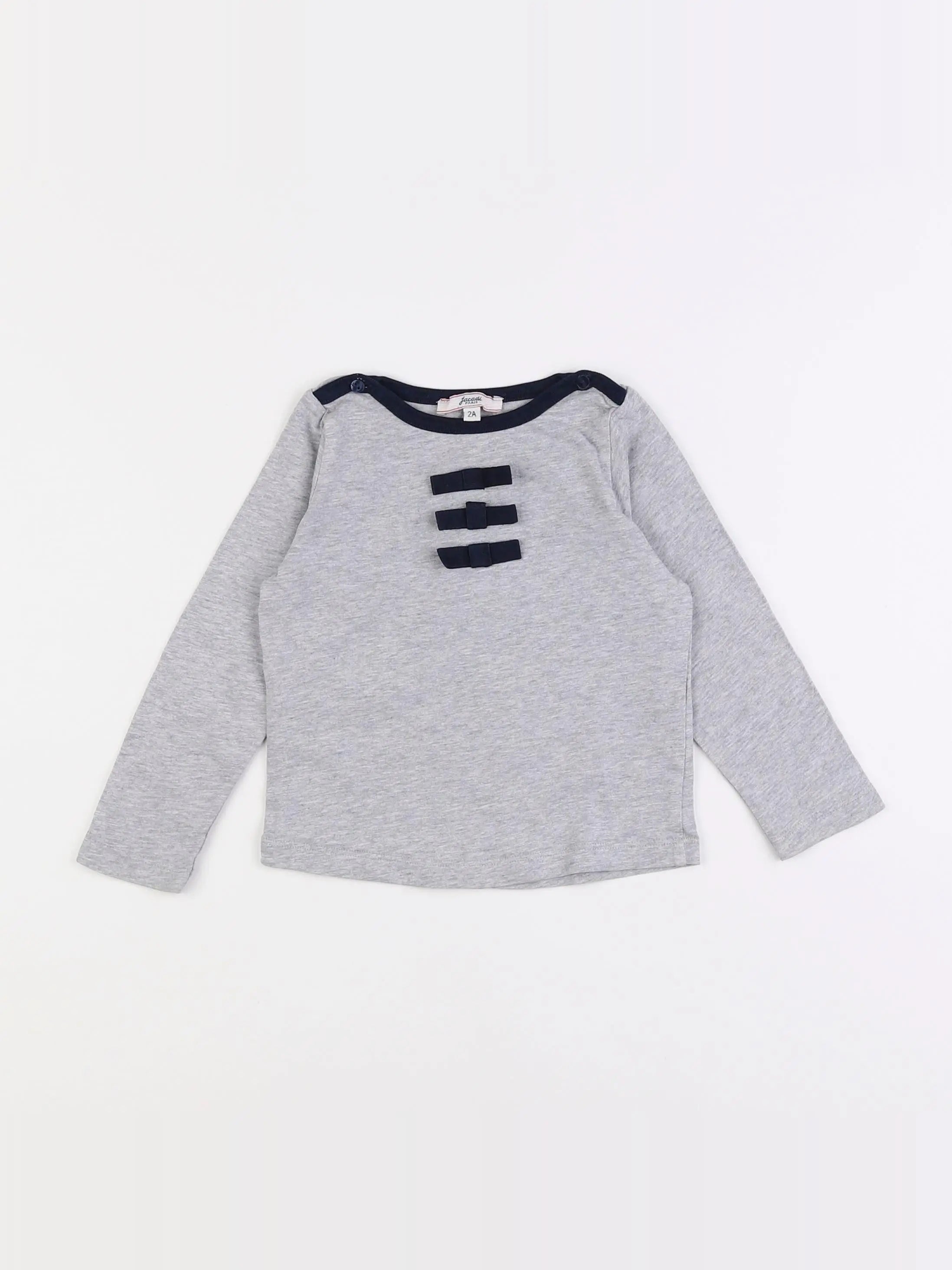 Jacadi - tee-shirt gris - 2 ans